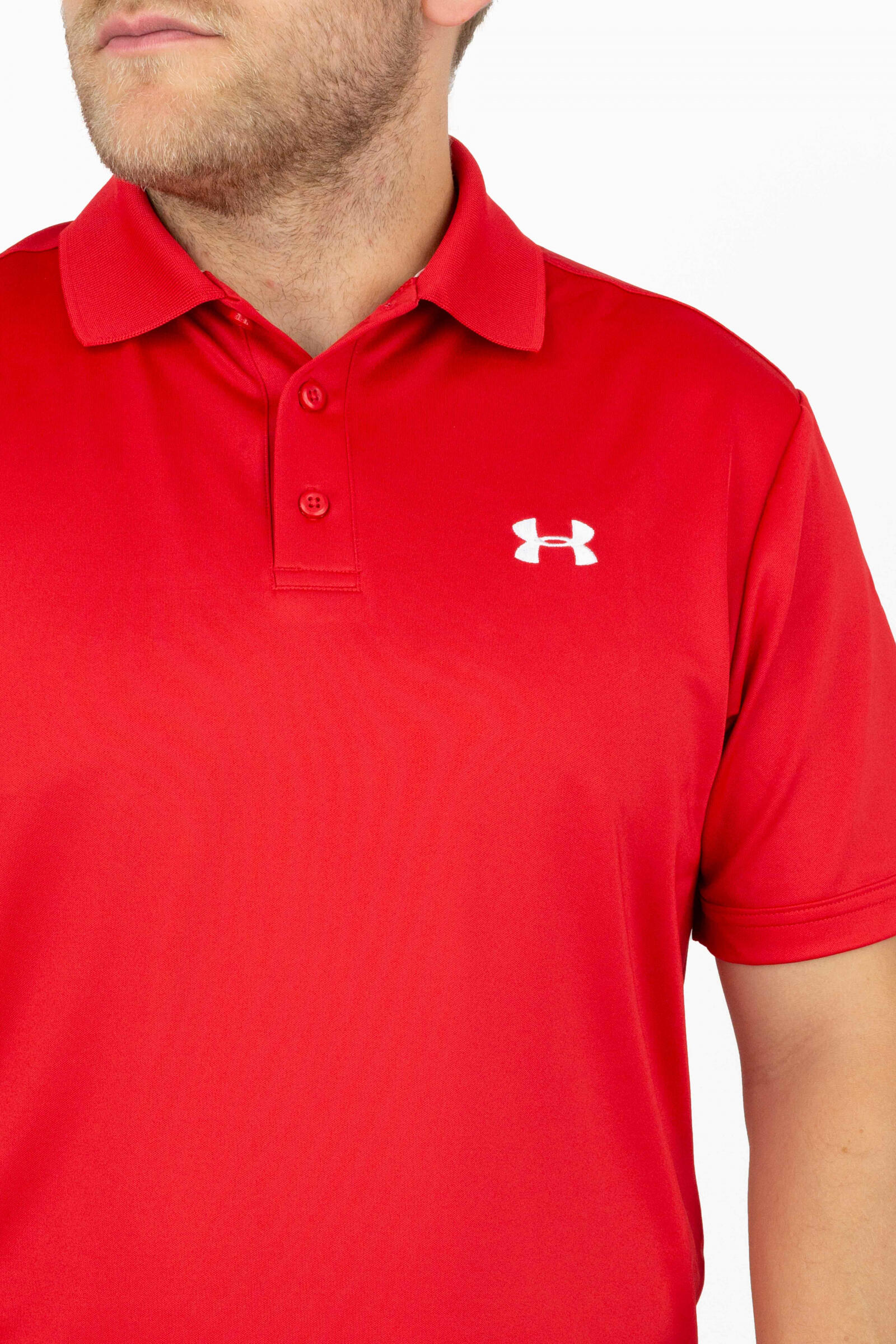 Under Armour Polo Performance Rojo 5/5
