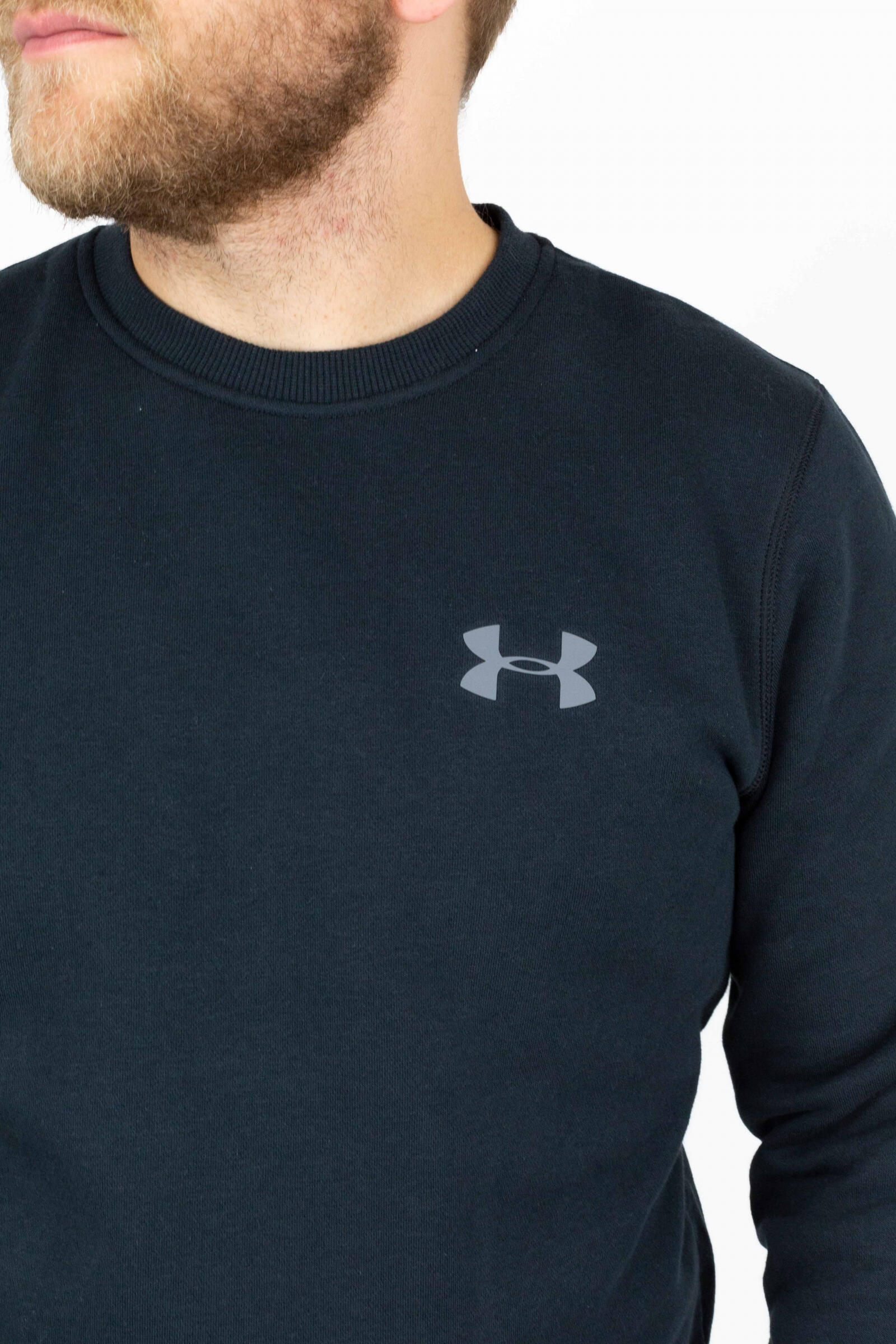 Under Armour Sudadera Rival Solid Negro 4/4
