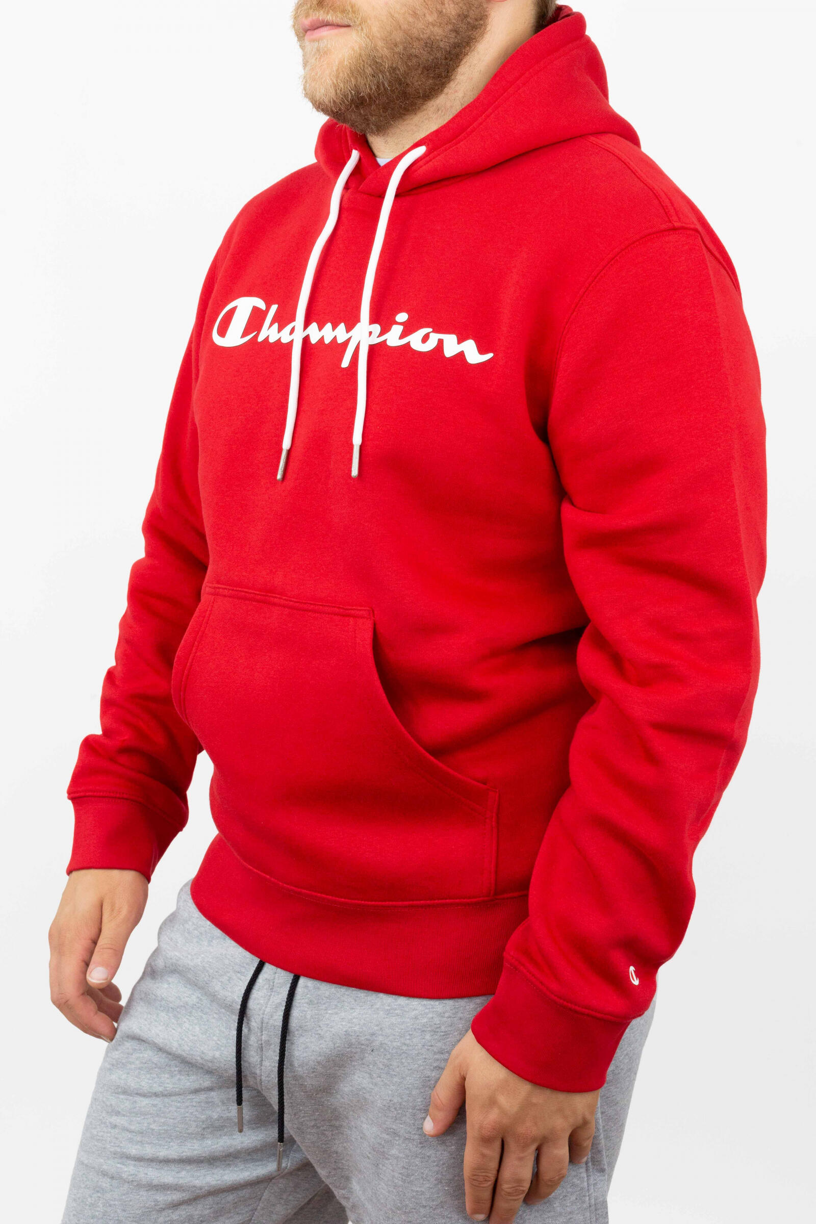 Champion Sudadera Champion Big Logo Rojo 2/4