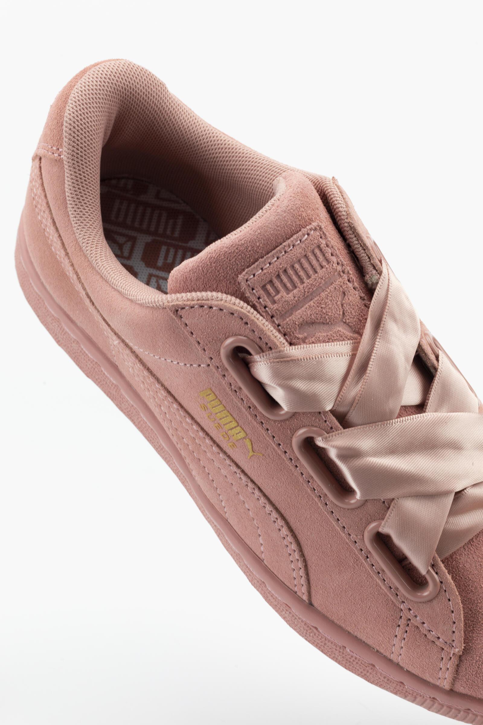 Puma Zapatillas Deportivas Suede Heart Satin Ii Rosa 4/4