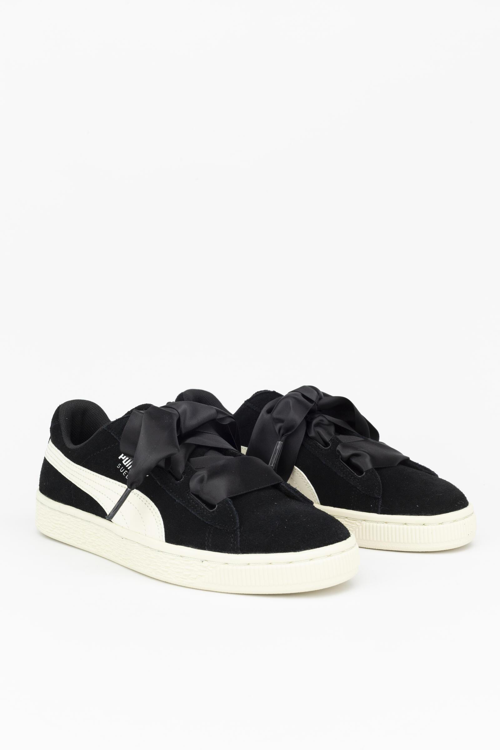 Puma Zapatillas Deportivas Suede Heart Jewel Blanco/negro 3/4