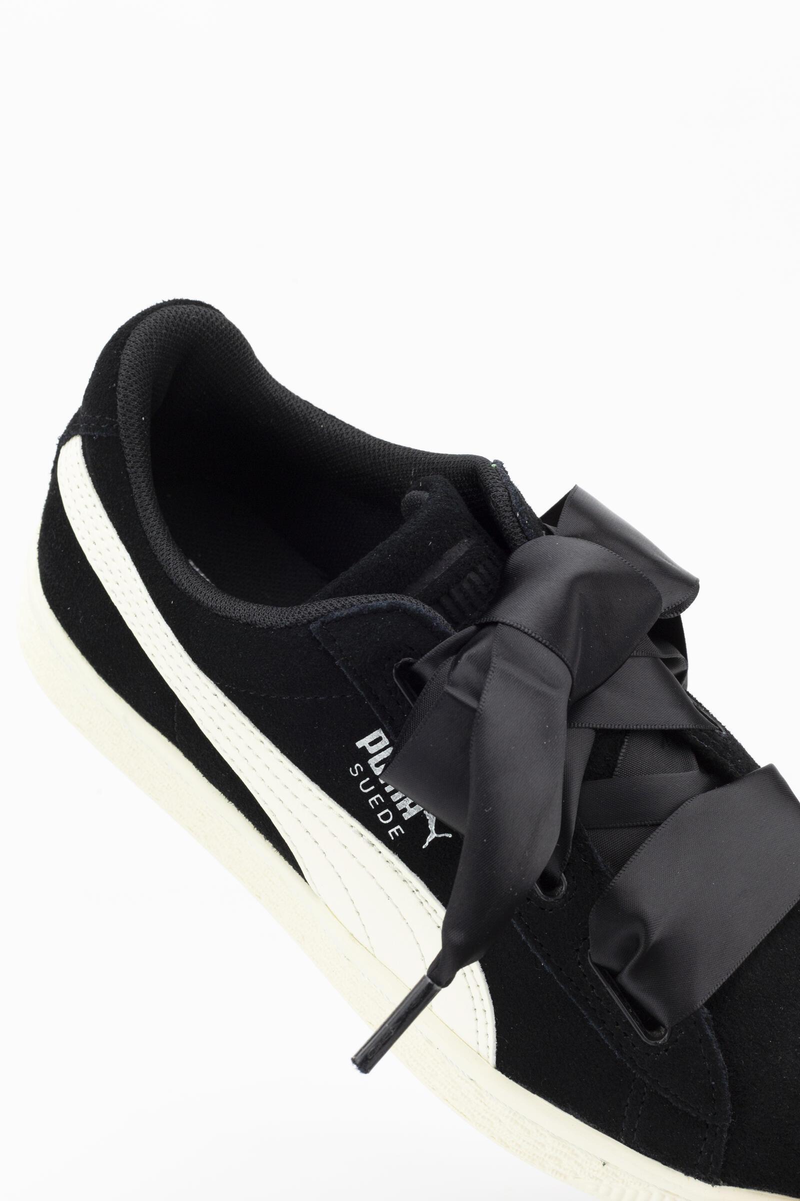 Puma Zapatillas Deportivas Suede Heart Jewel Blanco/negro 4/4