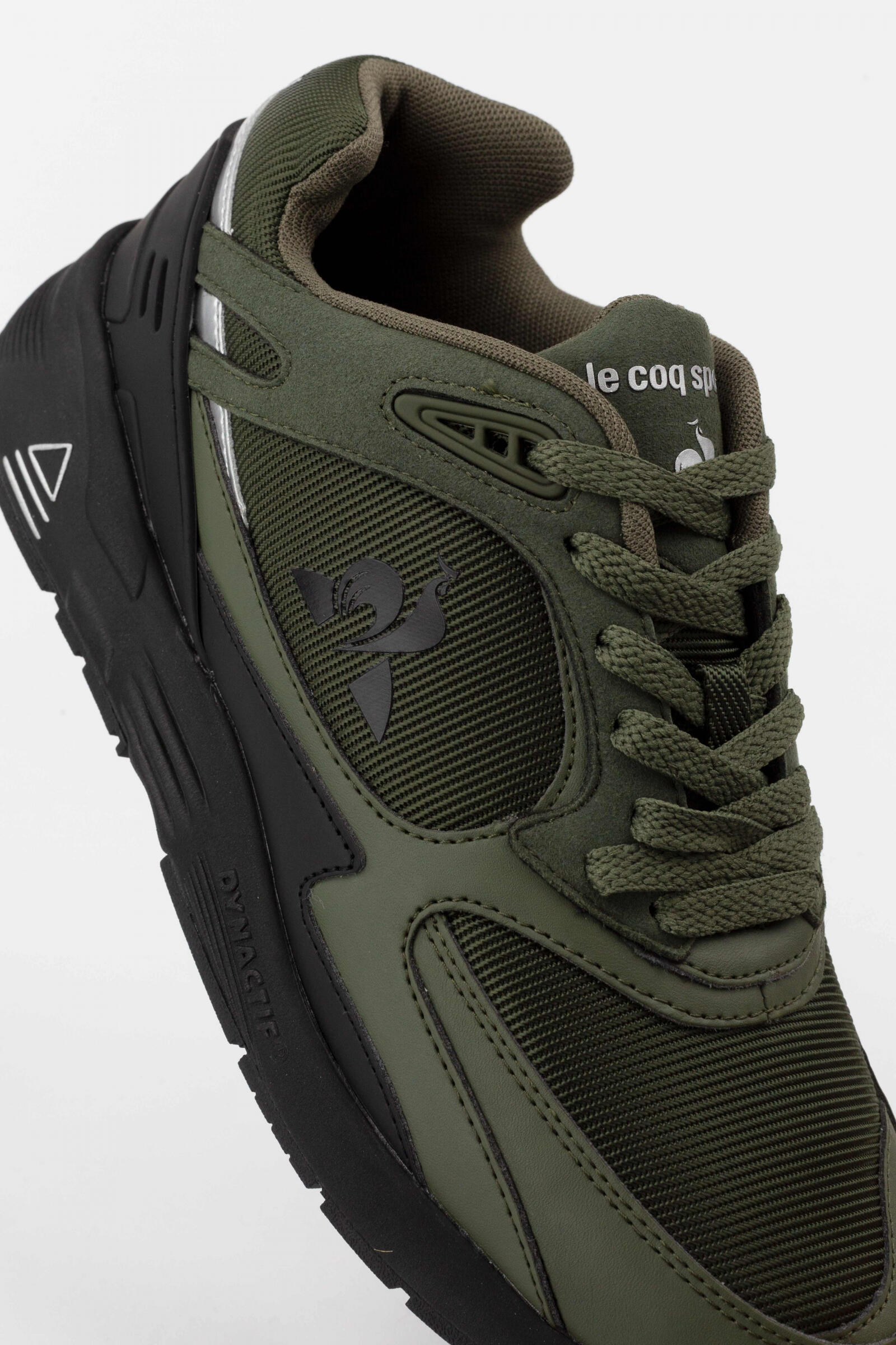Le Coq Sportif Zapatillas Lcs R1100 Black Sole Marrón/verde 4/4
