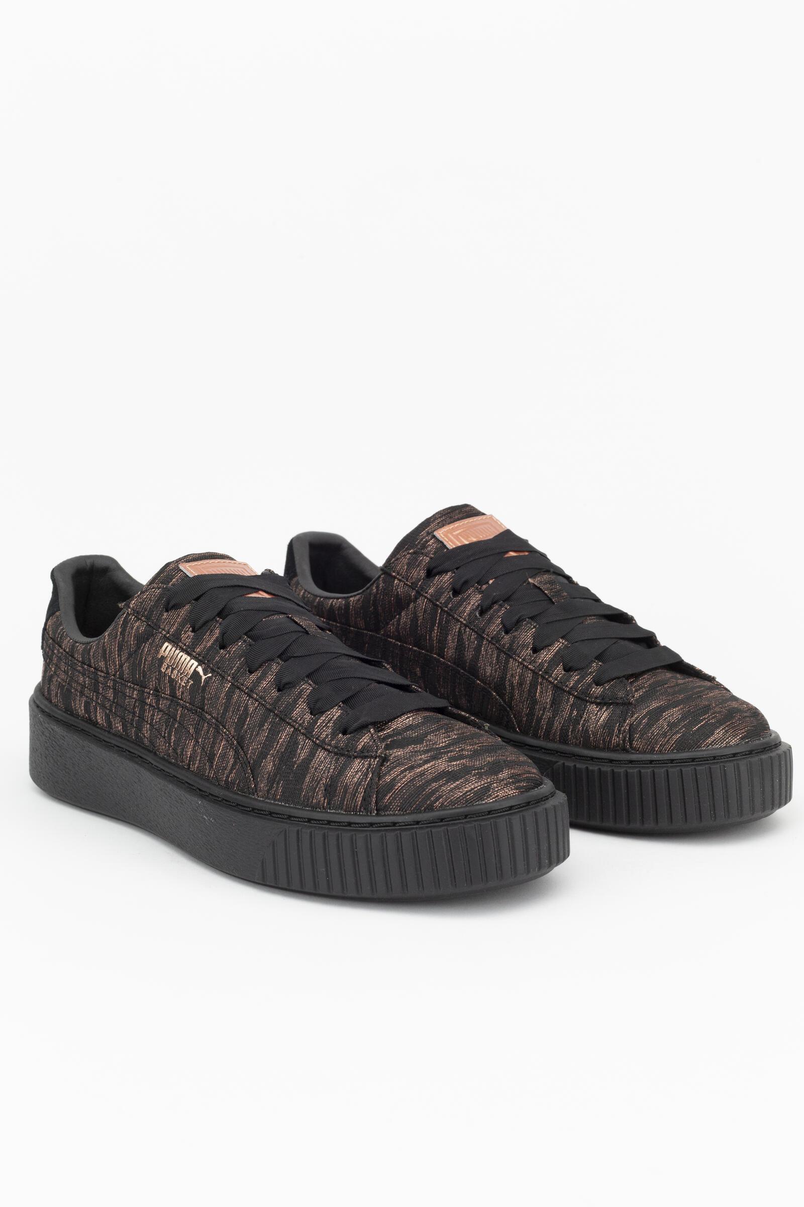 Puma Zapatillas Deportivas Basket Platform Vr Marrón 3/4
