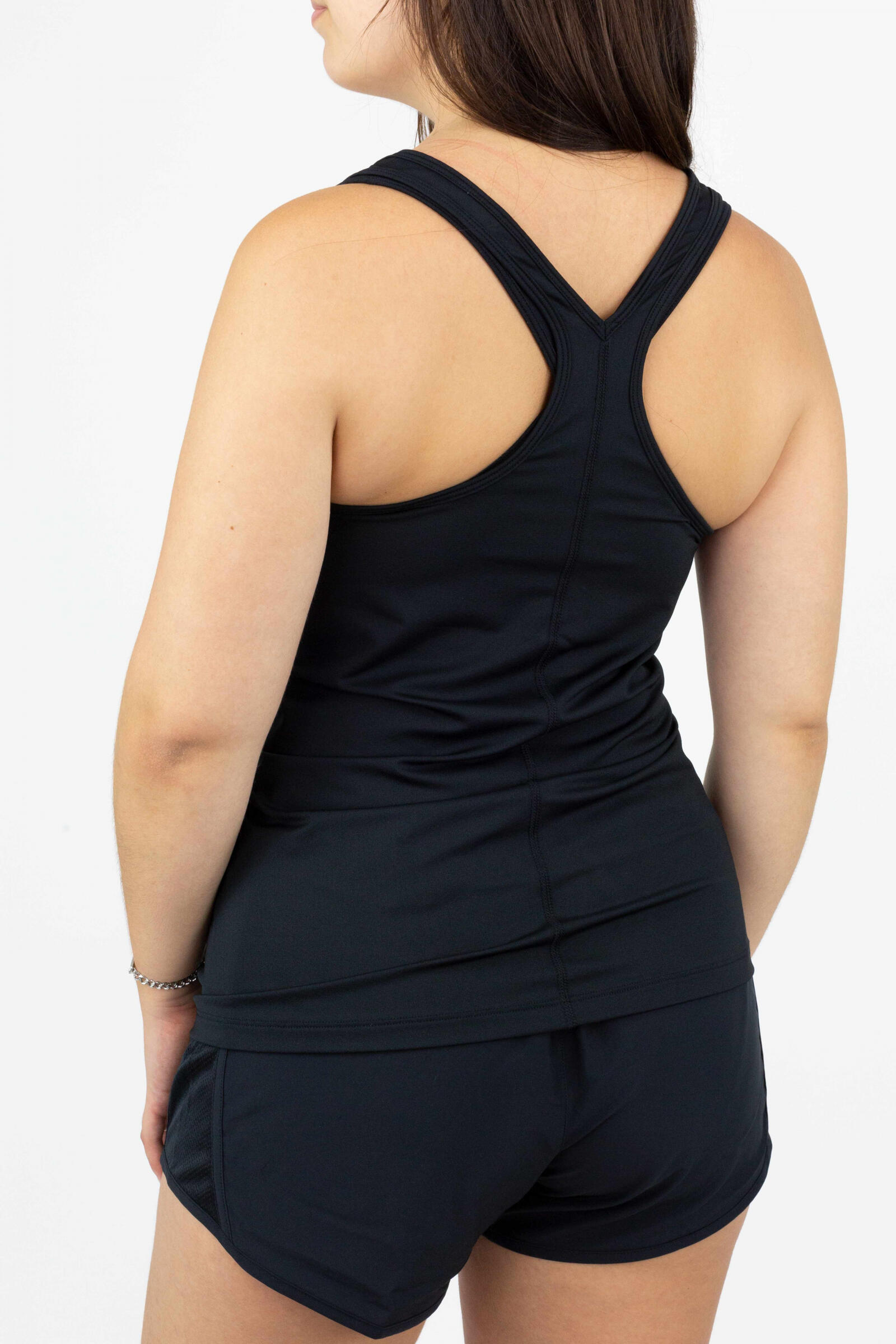 Under Armour Camiseta Racer Tank Negro 3/4