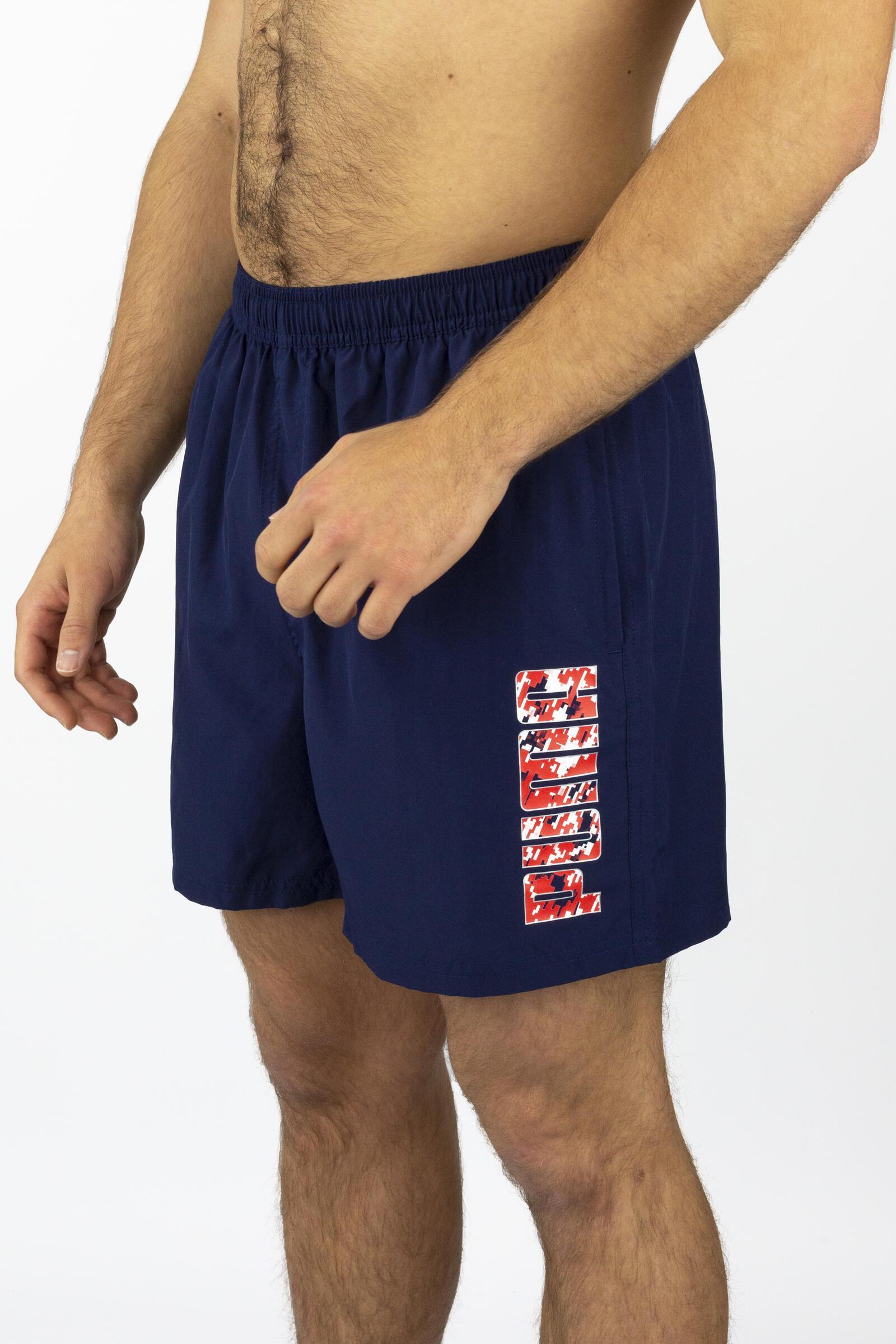 Puma Pantalón Corto Deportivo Mens Graphic Shorts Azul 2/5