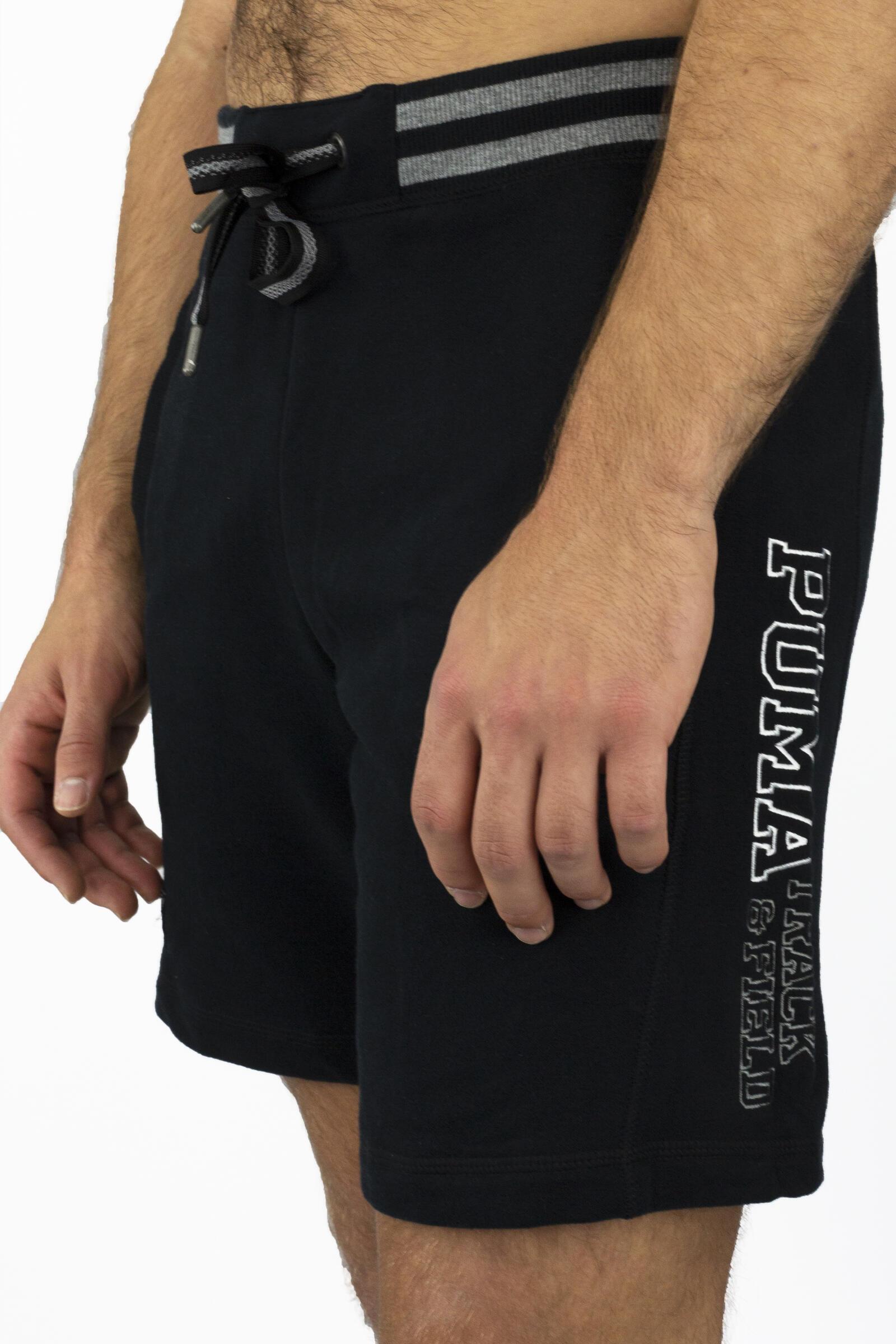 Puma Pantalón Corto Deportivo Style Athletic Sweat Negro 4/4