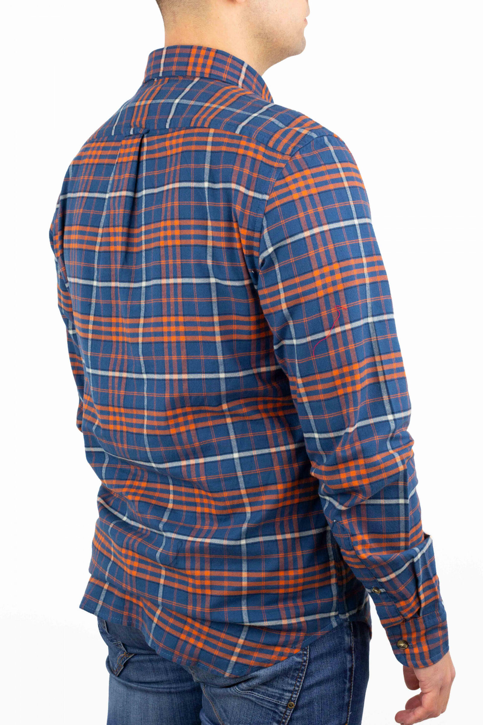 Timberland Camisa De Cuadros Con Tecnología Solucellair Azul 3/4