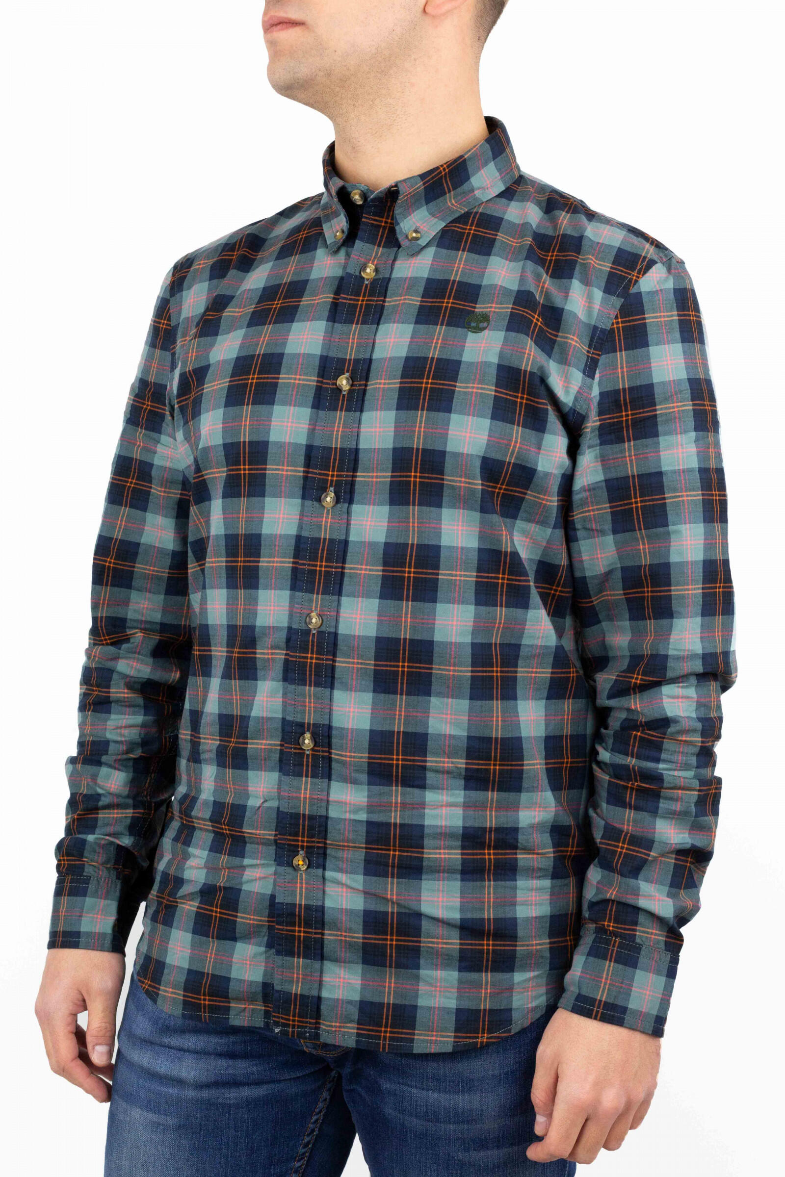 Timberland Camisa De Cuadros Eastham River Azul 2/4