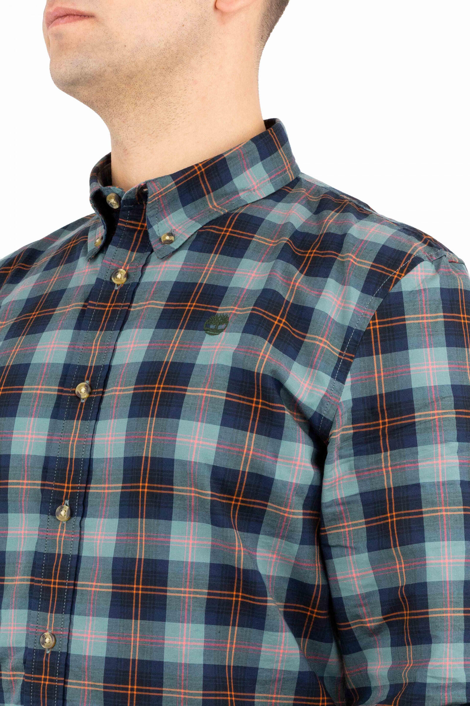 Timberland Camisa De Cuadros Eastham River Azul 4/4