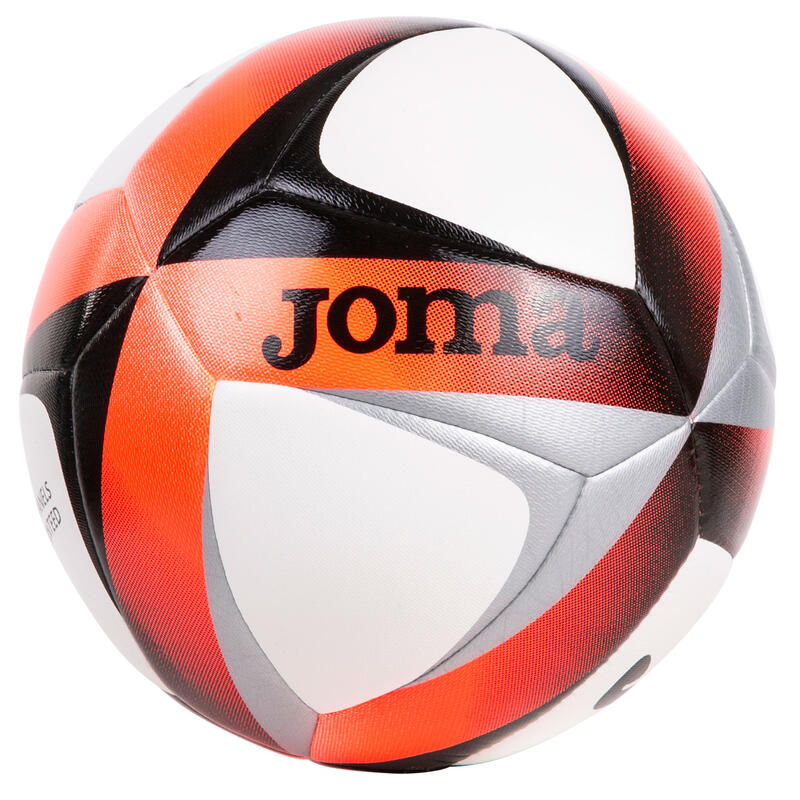 Minge fotbal hibrid pentru sală, Portocaliu, 58 cm