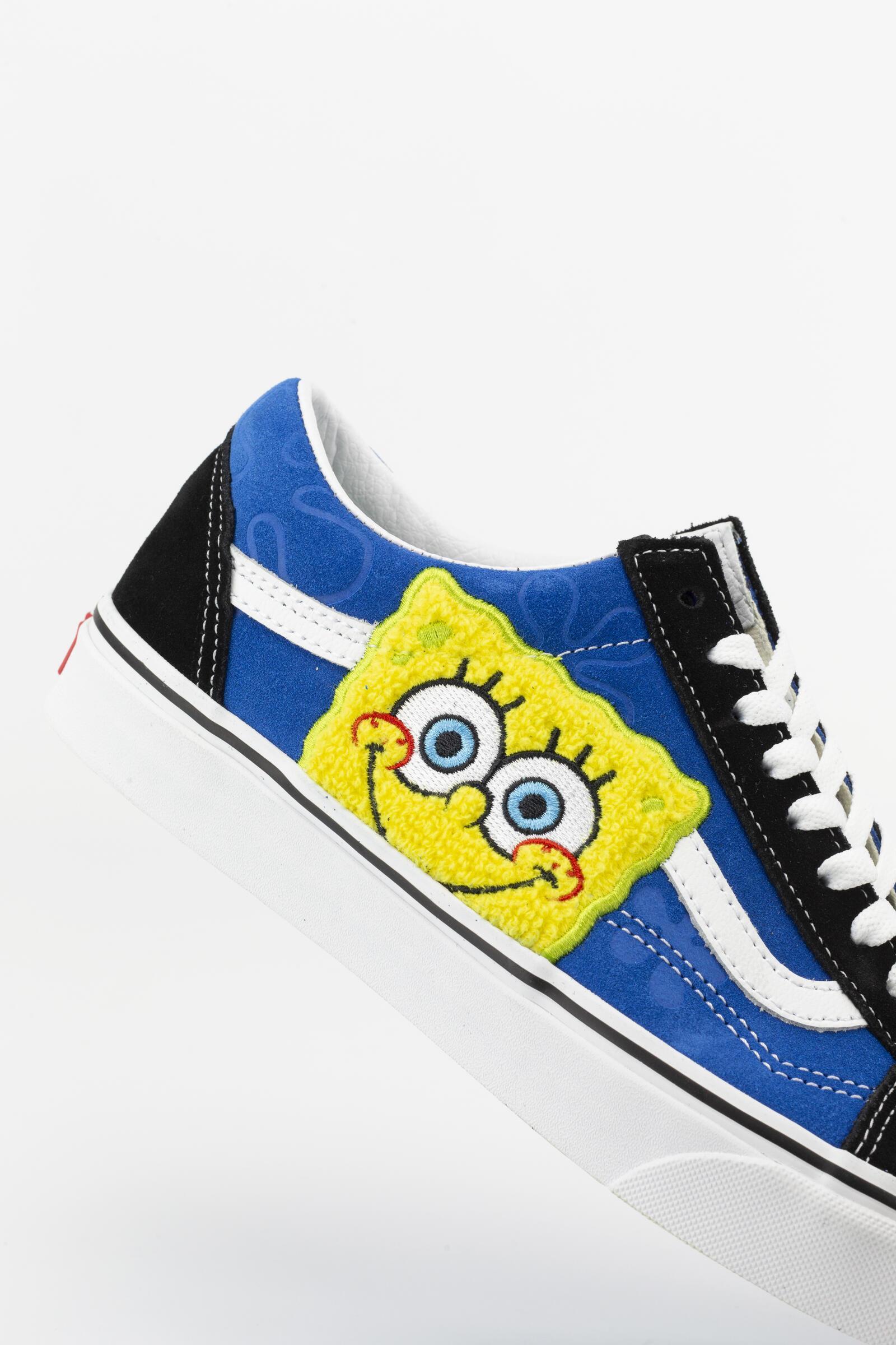 Vans Zapatillas Spongebob Old Skool Negro/azul 4/4