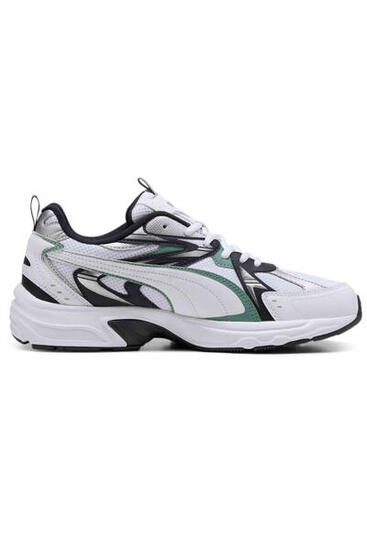 Zapatillas Milenio Tech PUMA White Black Silver Metallic