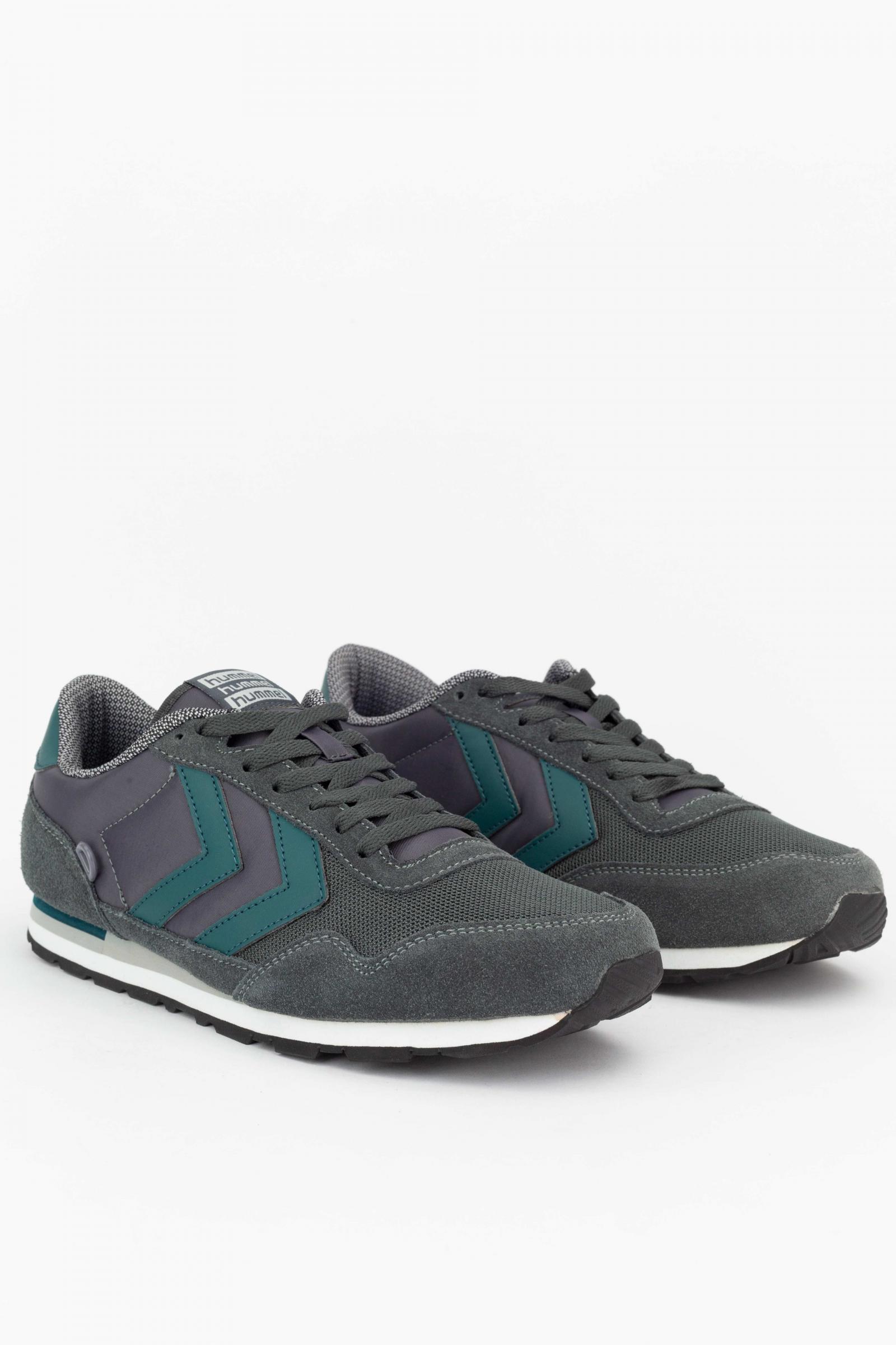 Hummel Zapatillas Deportivas Reflex Low Gris/turquesa 3/4