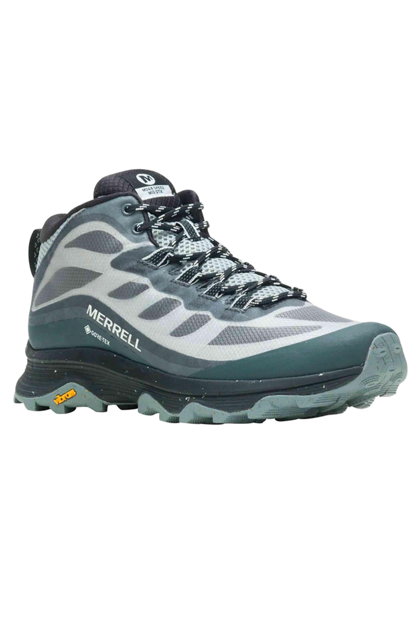 Merrell Moab Speed Mid Gore-tex Hombre Gris 2/5