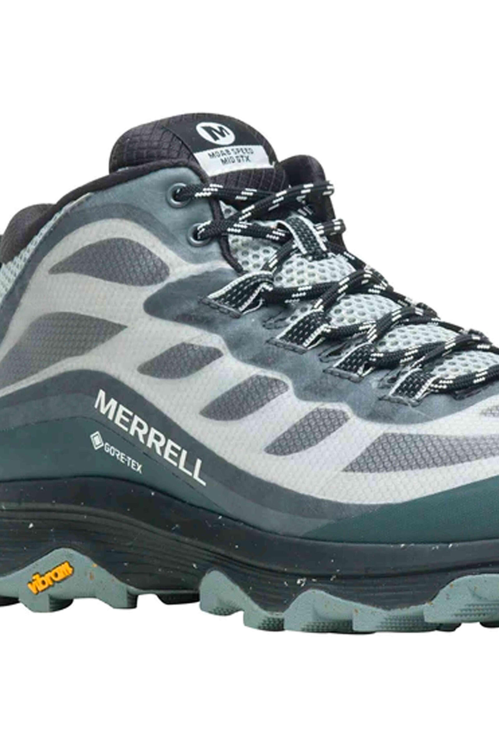 Merrell Moab Speed Mid Gore-tex Hombre Gris 5/5