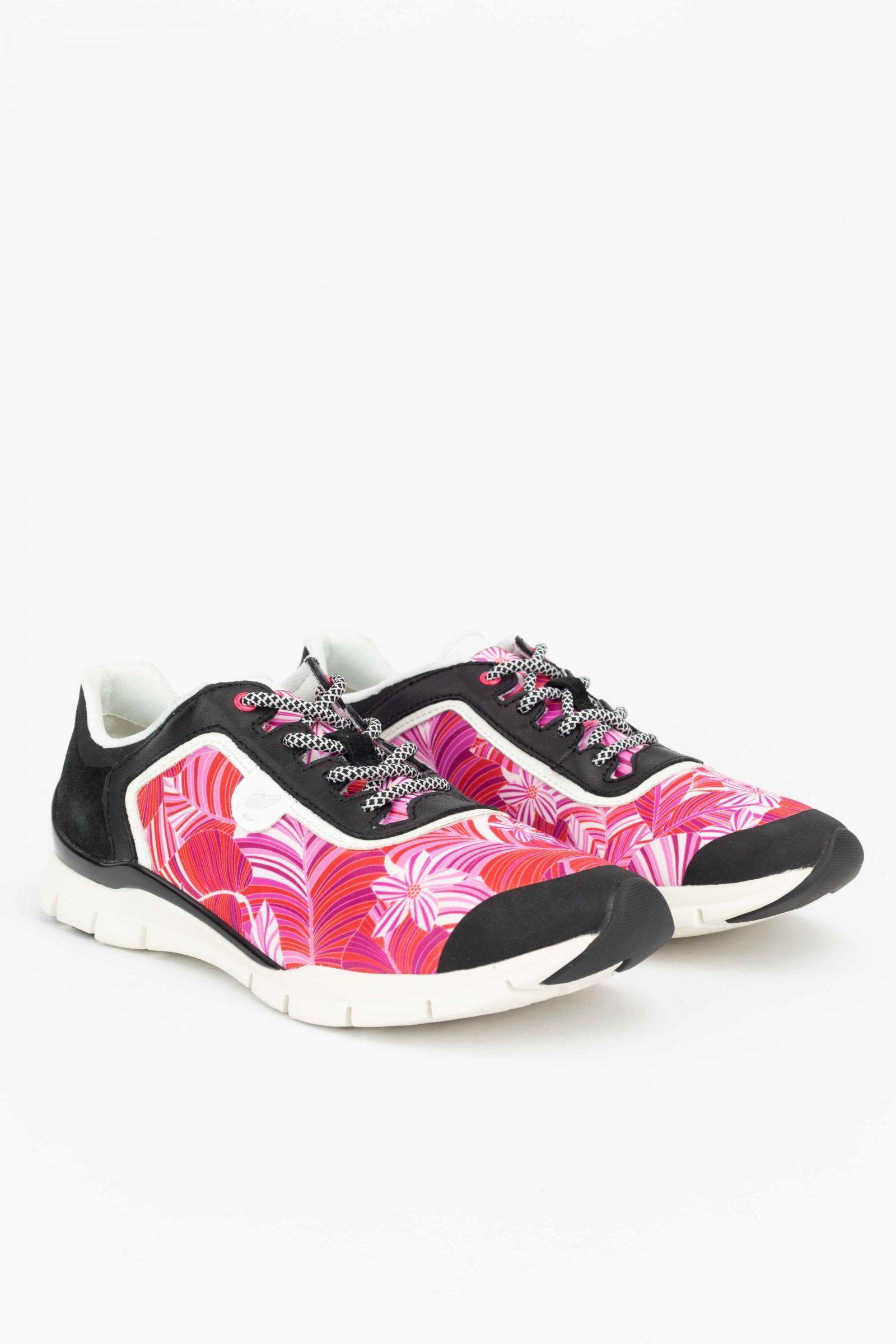 Geox Zapatillas Deportivas D Sukie B Rosa/negro 3/4