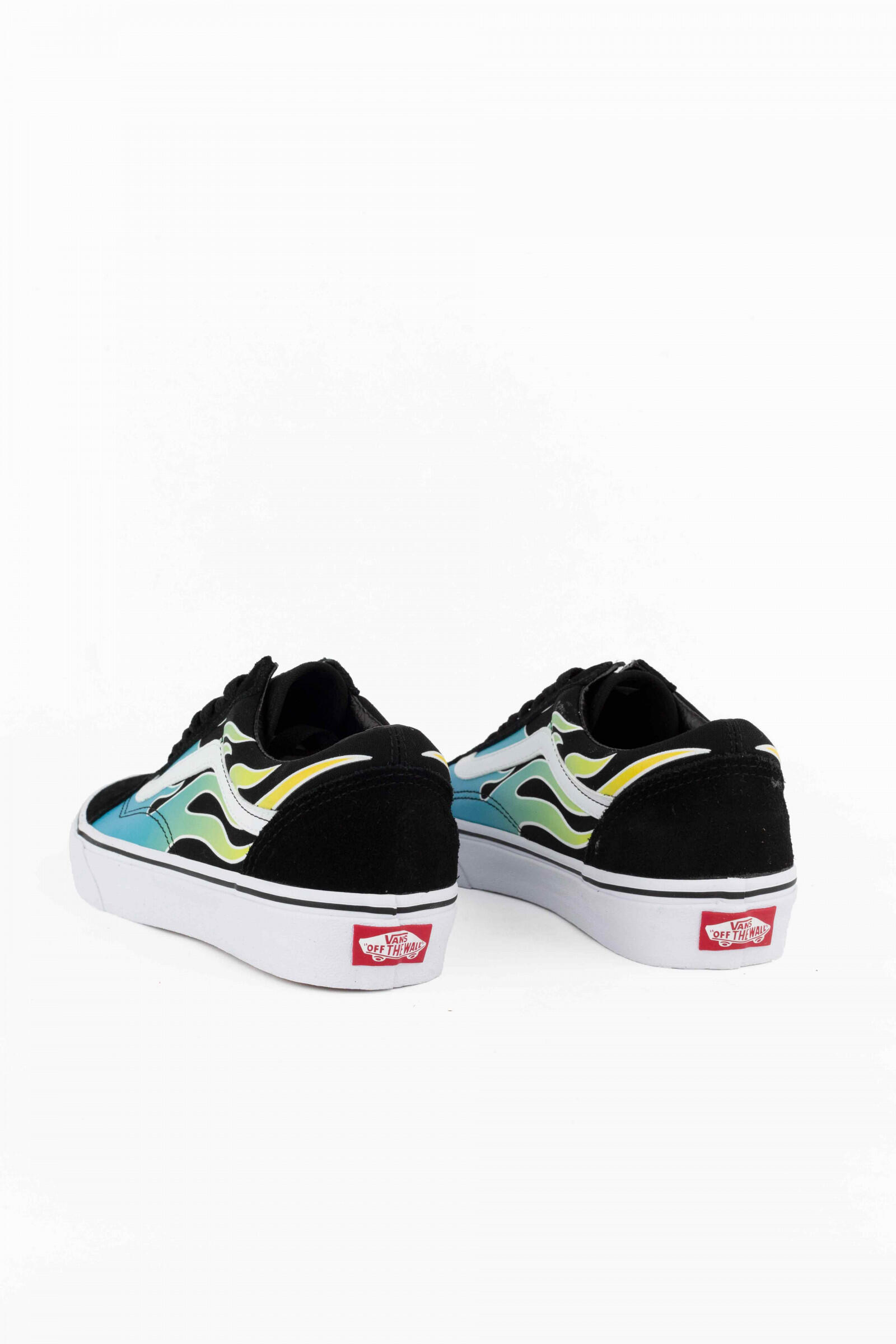 Vans Zapatillas Old Skool Glow Flame Negro 4/4