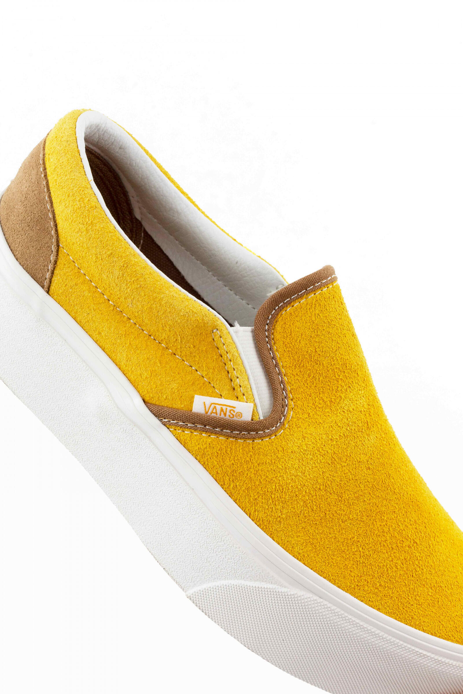 Vans Zapatillas Classic Slip-on Stackform Varsity Suede Amarillo 4/4
