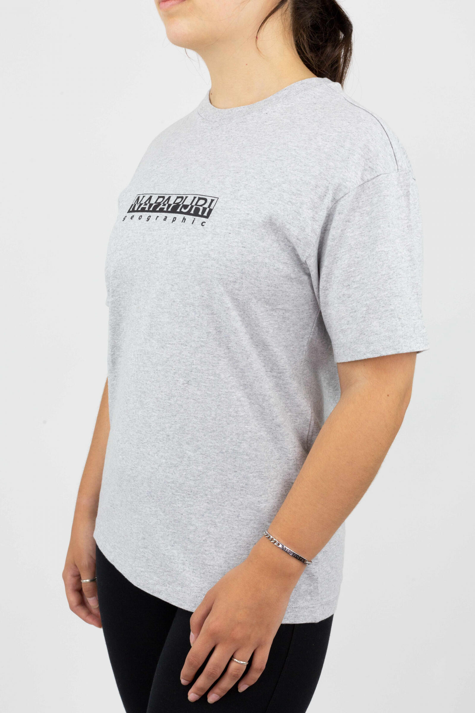 Napapijri Camiseta S-box Gris 2/4