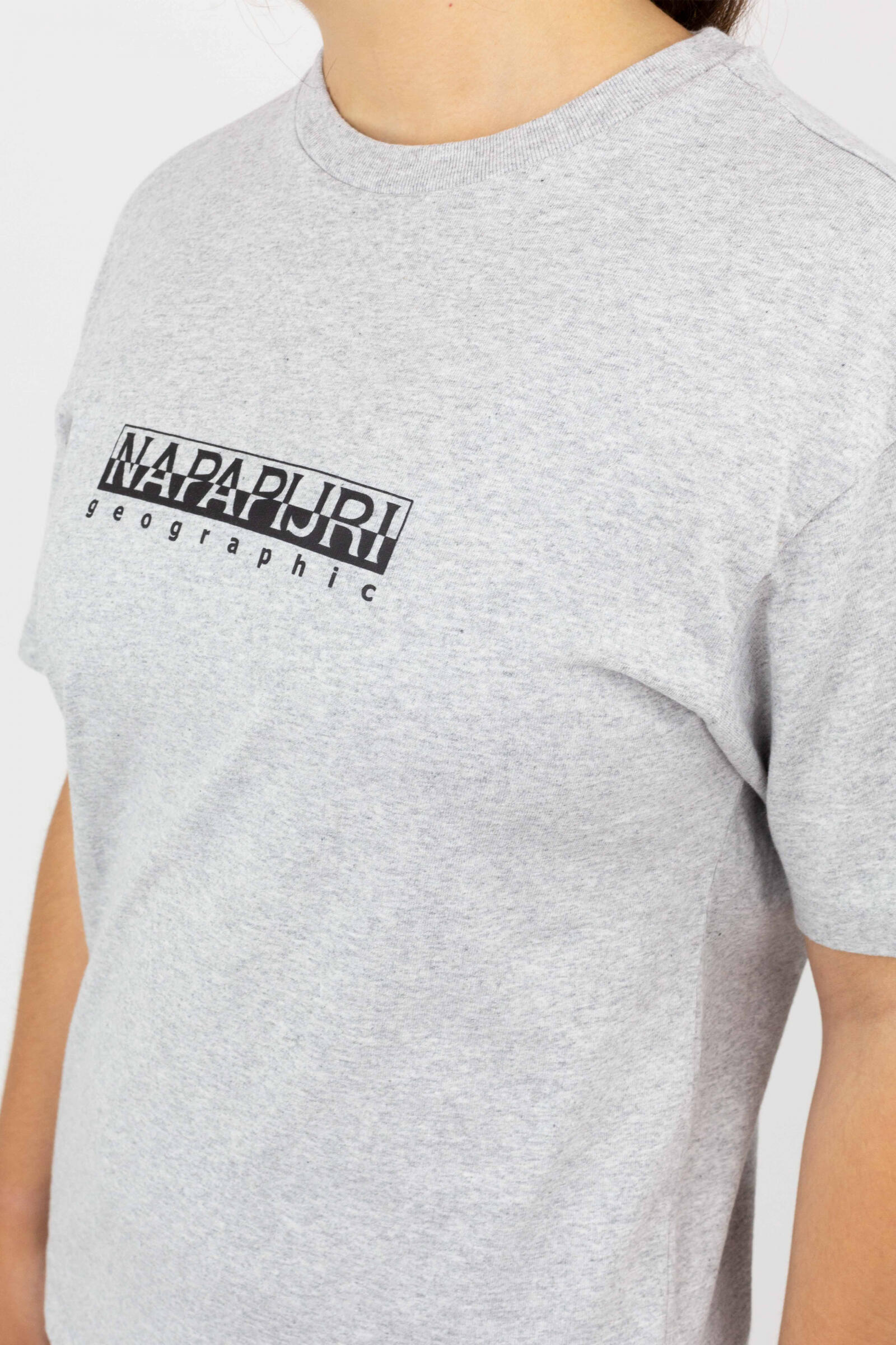 Napapijri Camiseta S-box Gris 4/4