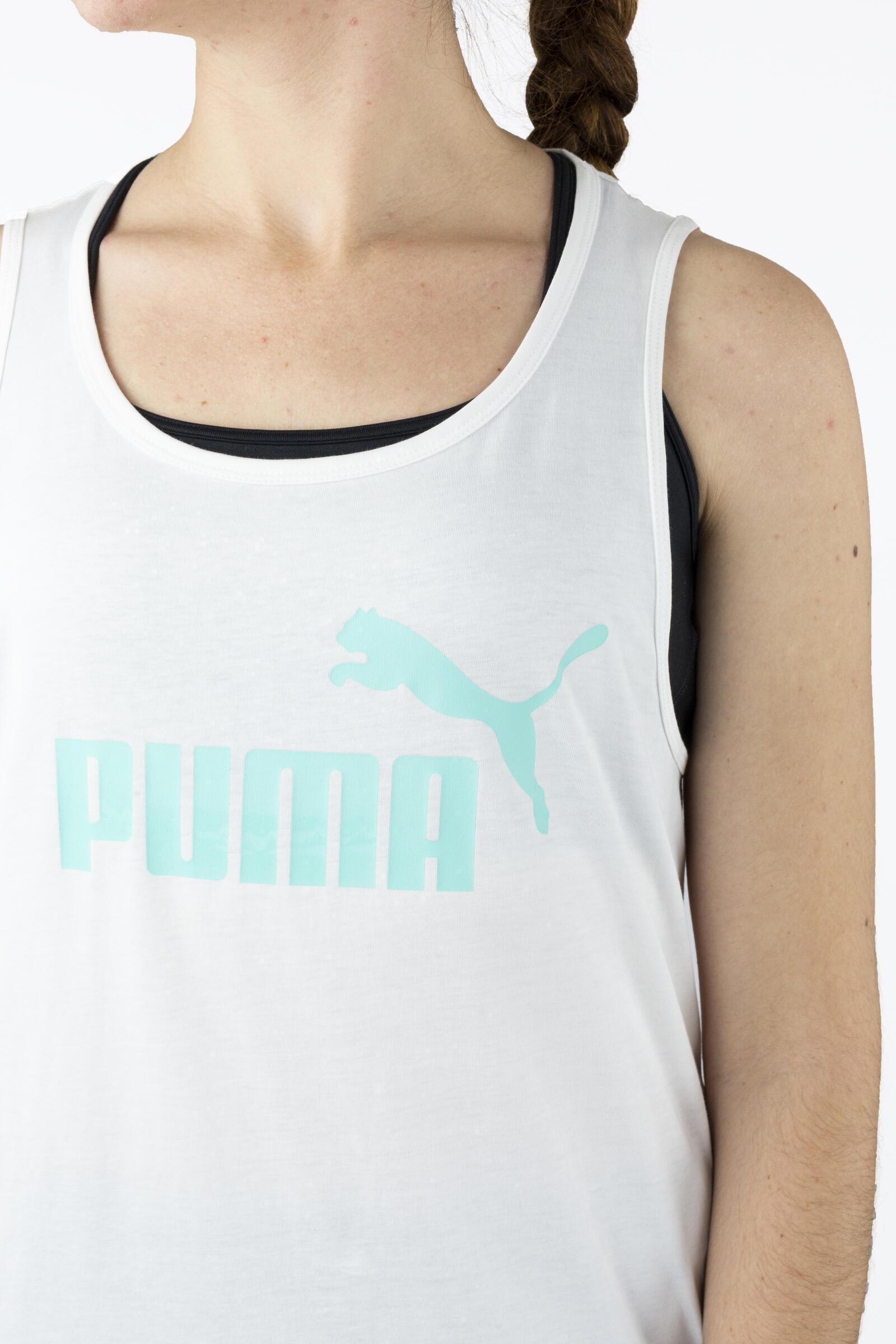 Puma Camiseta Sin Mangas Essentials Blanco 4/4