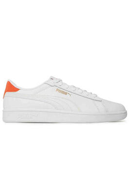 Zapatillas Smash 3.0 L PUMA White Black Gold Frosted Ivory beige