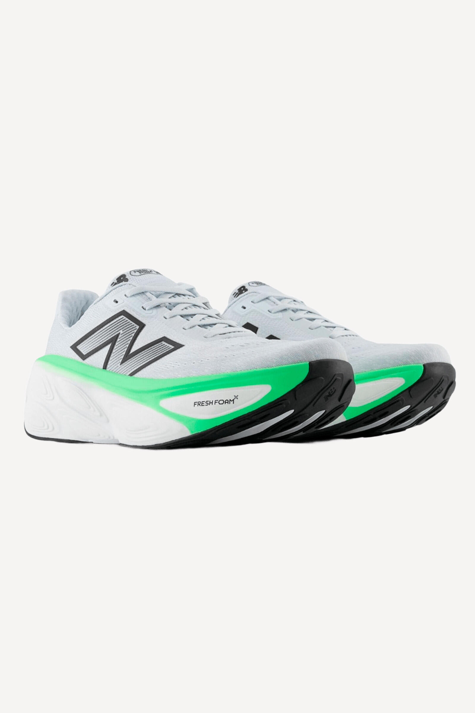 New Balance Fresh Foam X More V5 Zapatillas Blanco/verde 5/5