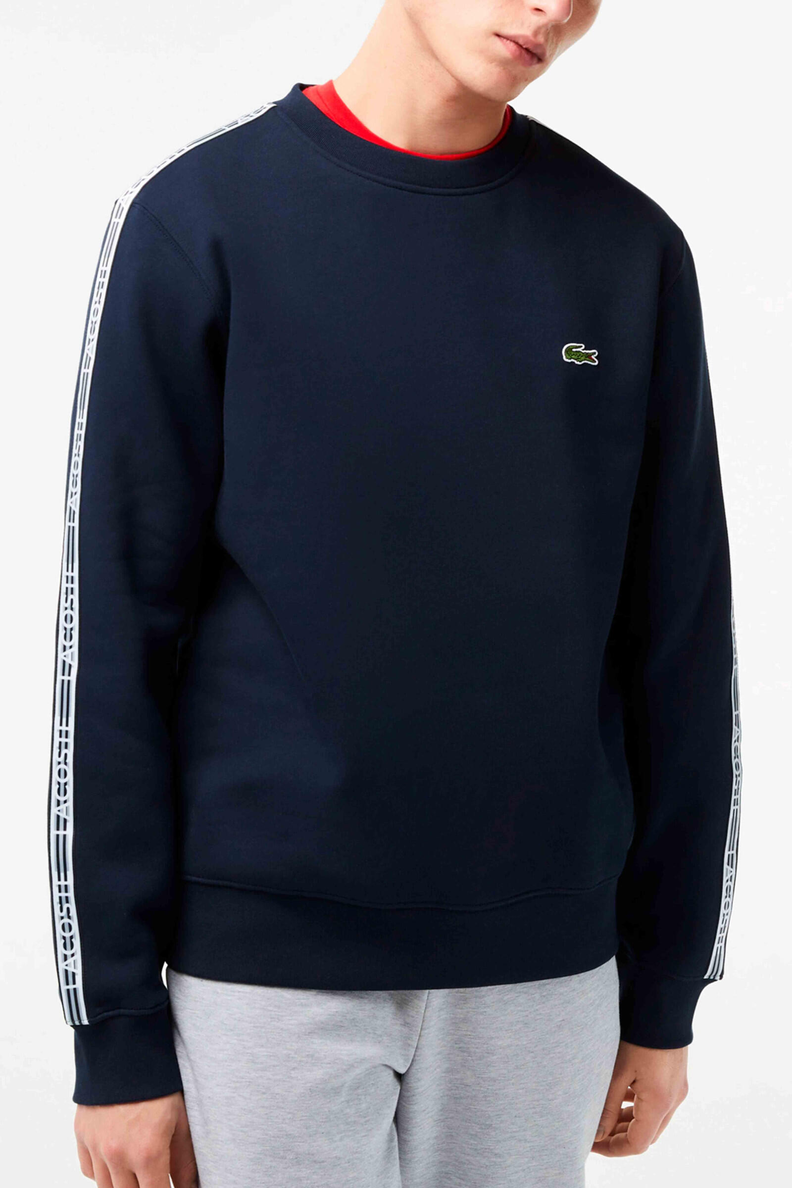 Lacoste Sudadera Jogger De Hombre Classic Fit  Lacoste Azul Marino 3/4