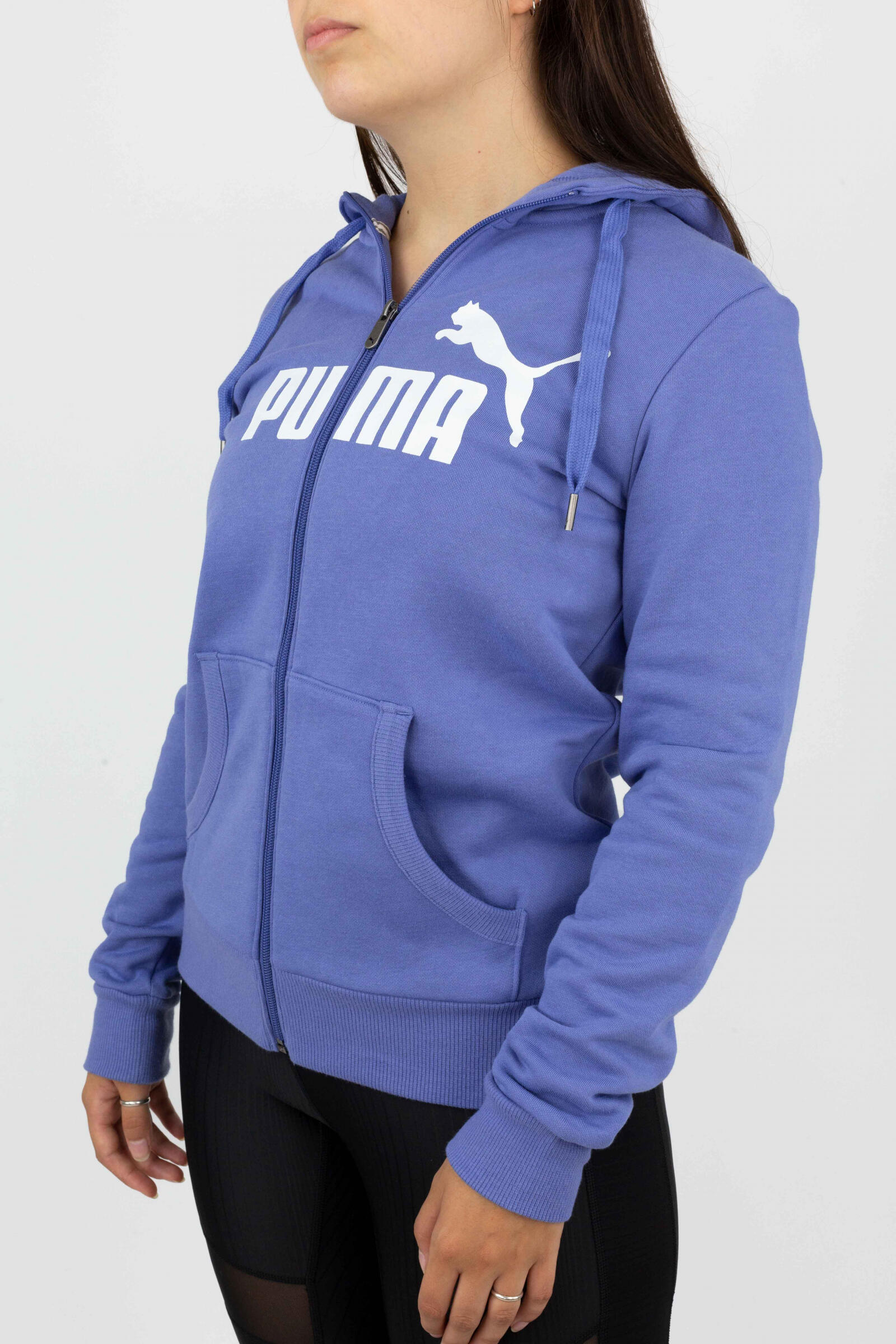Puma Sudadera Essencial Logo Morado 2/4