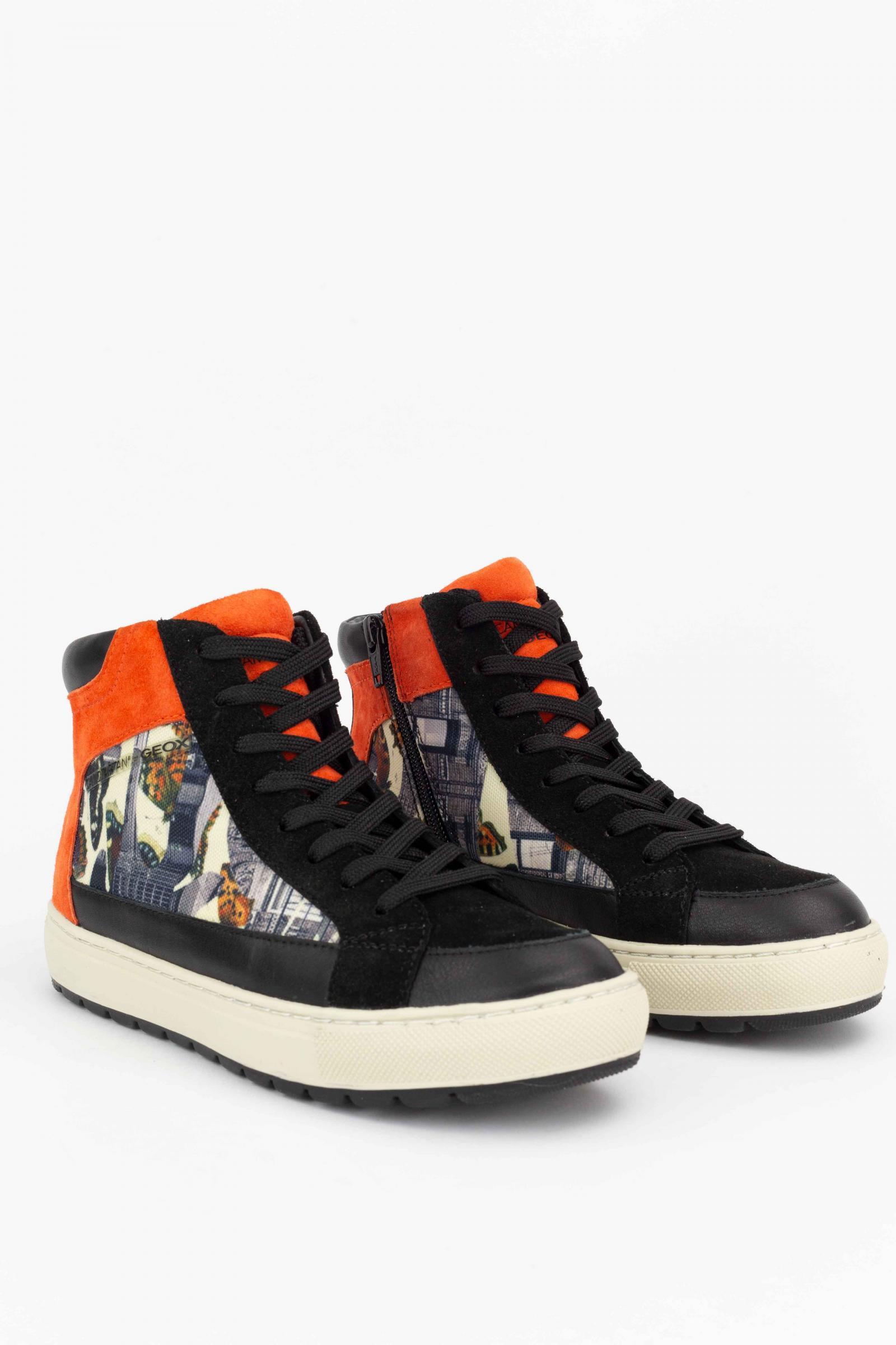 Geox Zapatillas Deportivas D Breeda L Grey/orange 3/4