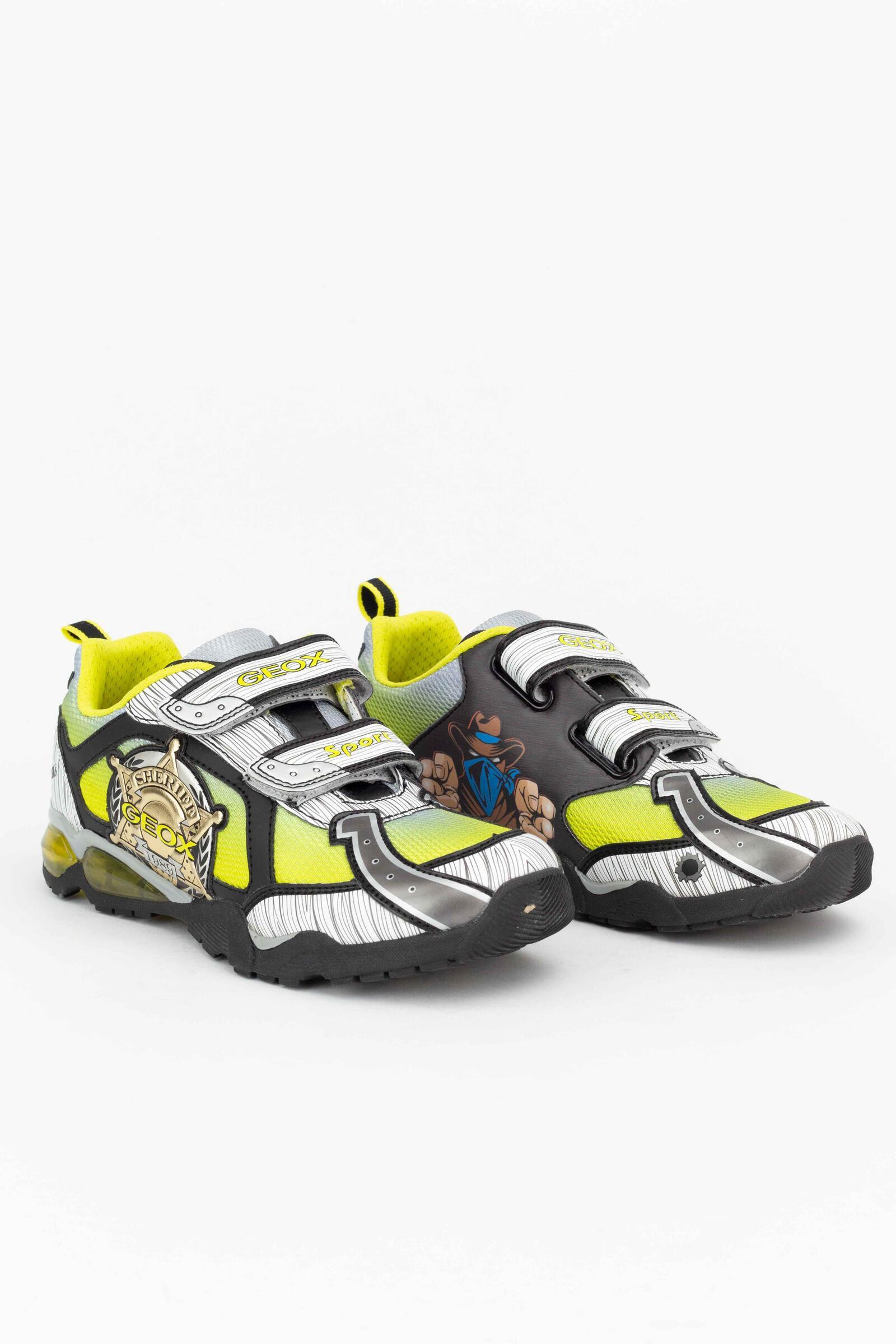 Geox Zapatillas Deportivas Eclipse Blanco/amarillo 3/5