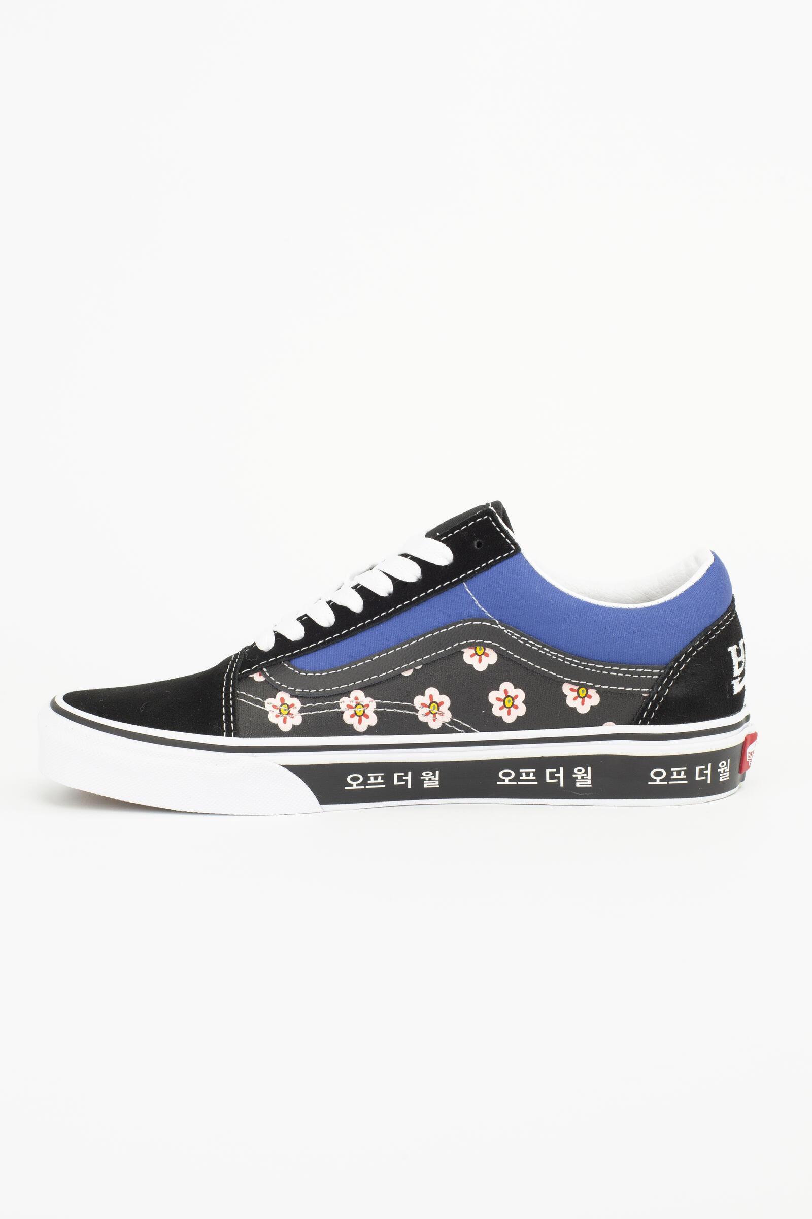 Vans Zapatillas Korean Typography Old Skool Rojo/azul 2/5