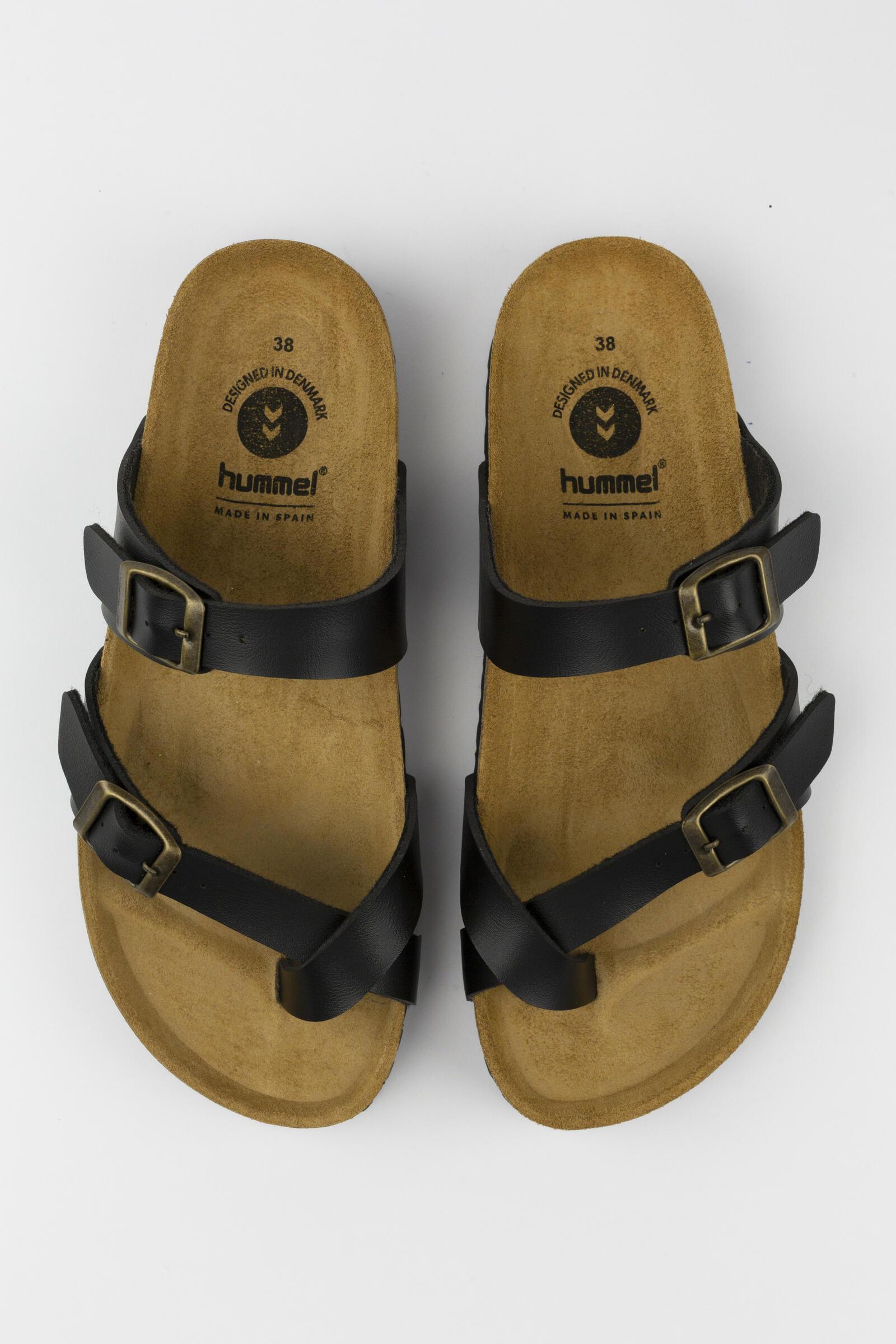 Hummel Sandalias Málaga Negro 3/4