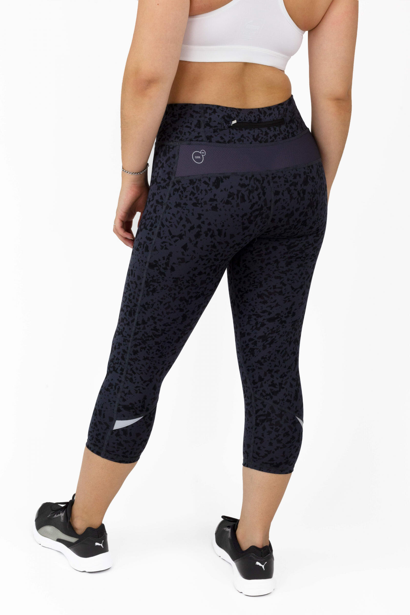 Puma Pantalón Graphic 3/4 Tight Azul 3/4