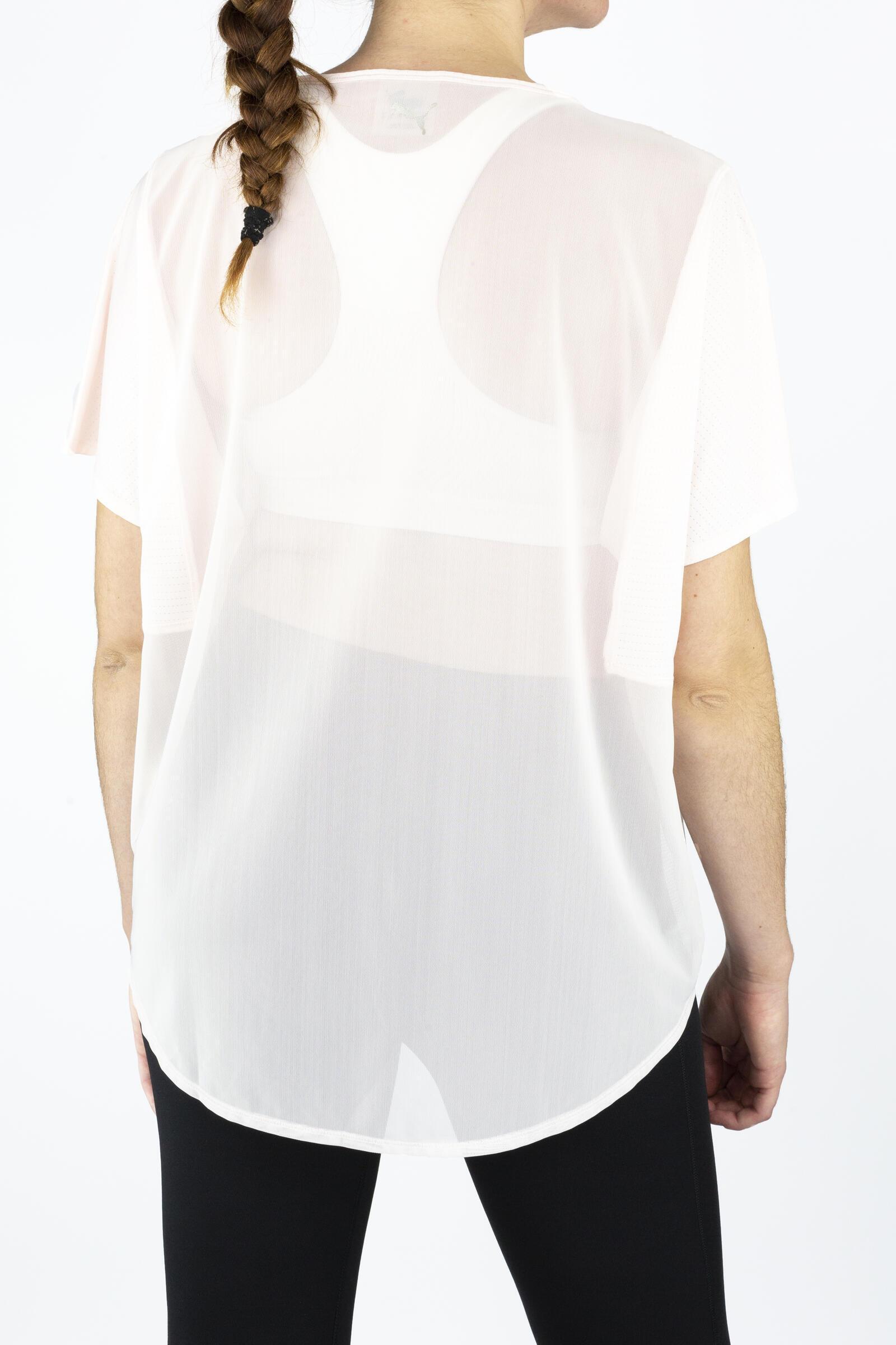 Puma Camiseta Deportiva De Manga Corta Explosive Top Rosa 3/4
