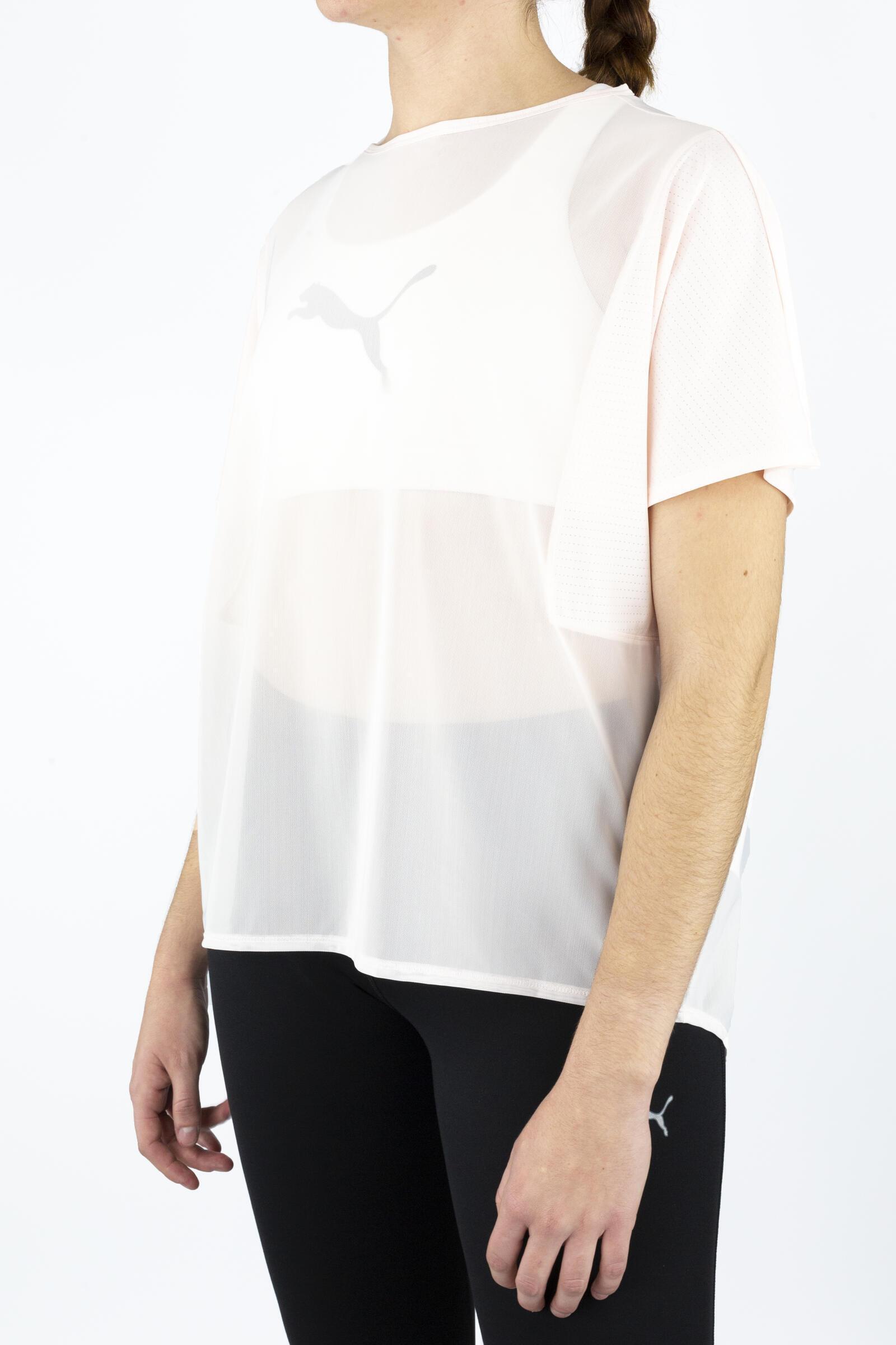 Puma Camiseta Deportiva De Manga Corta Explosive Top Rosa 2/4