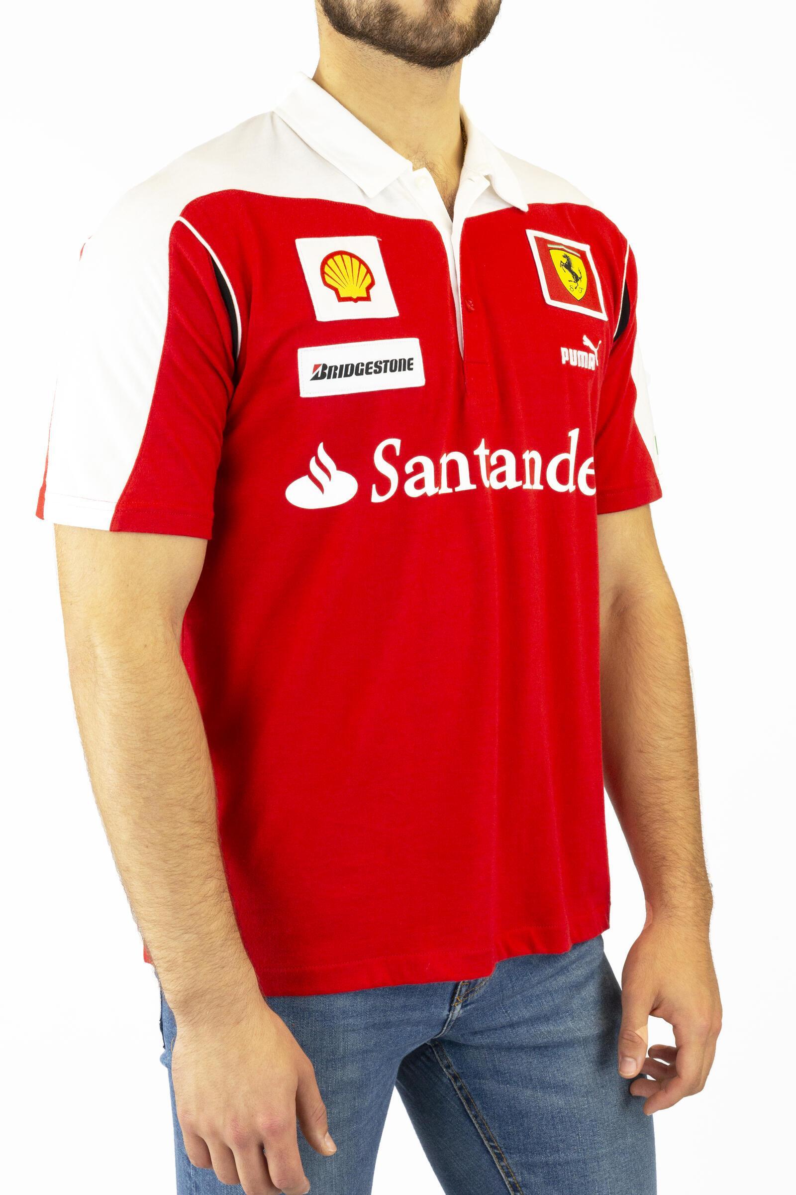 Puma Polo De Manga Corta Sf Team Rojo/blanco 2/4