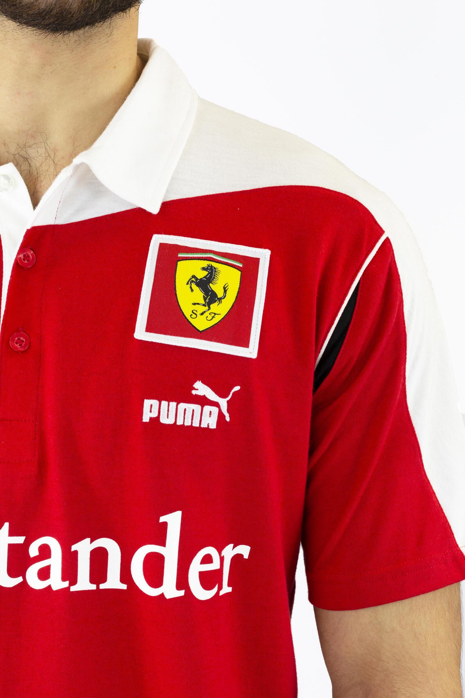 Puma Polo De Manga Corta Sf Team Rojo/blanco 4/4
