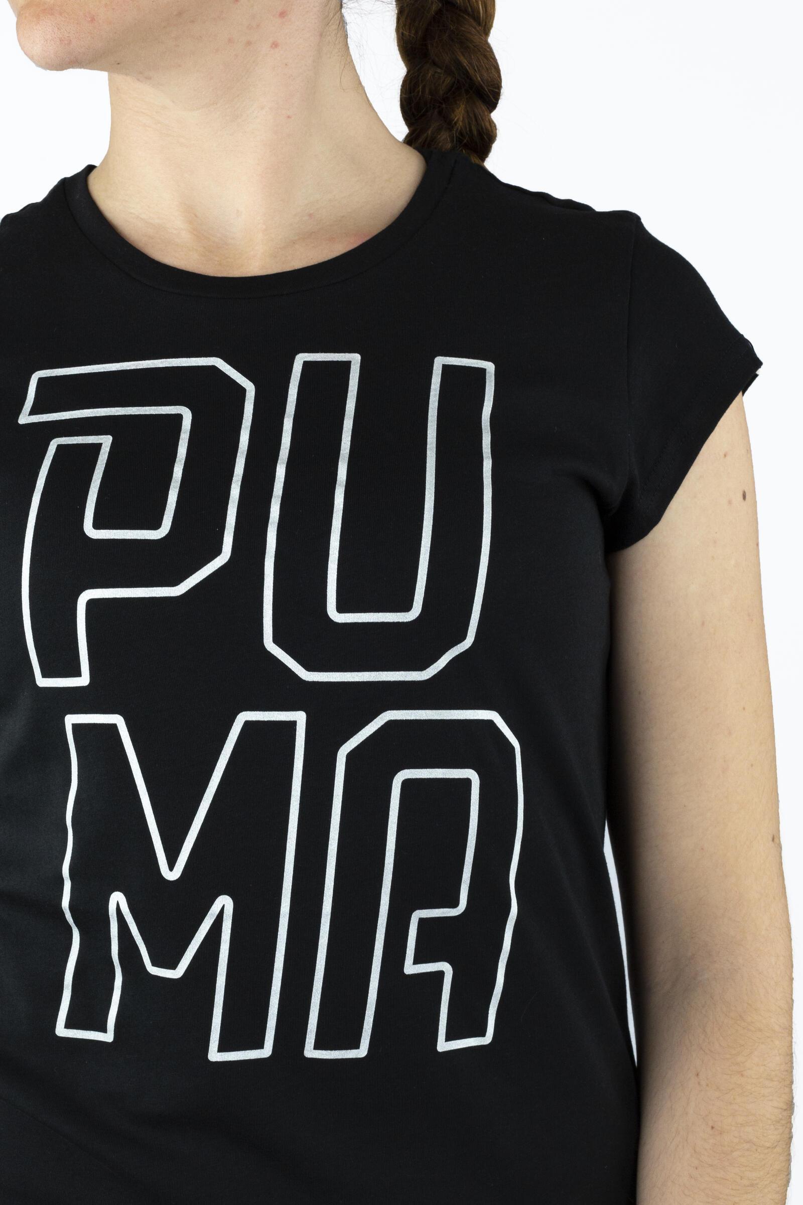 Puma Camiseta De Manga Corta Swagger Font Negro 4/4