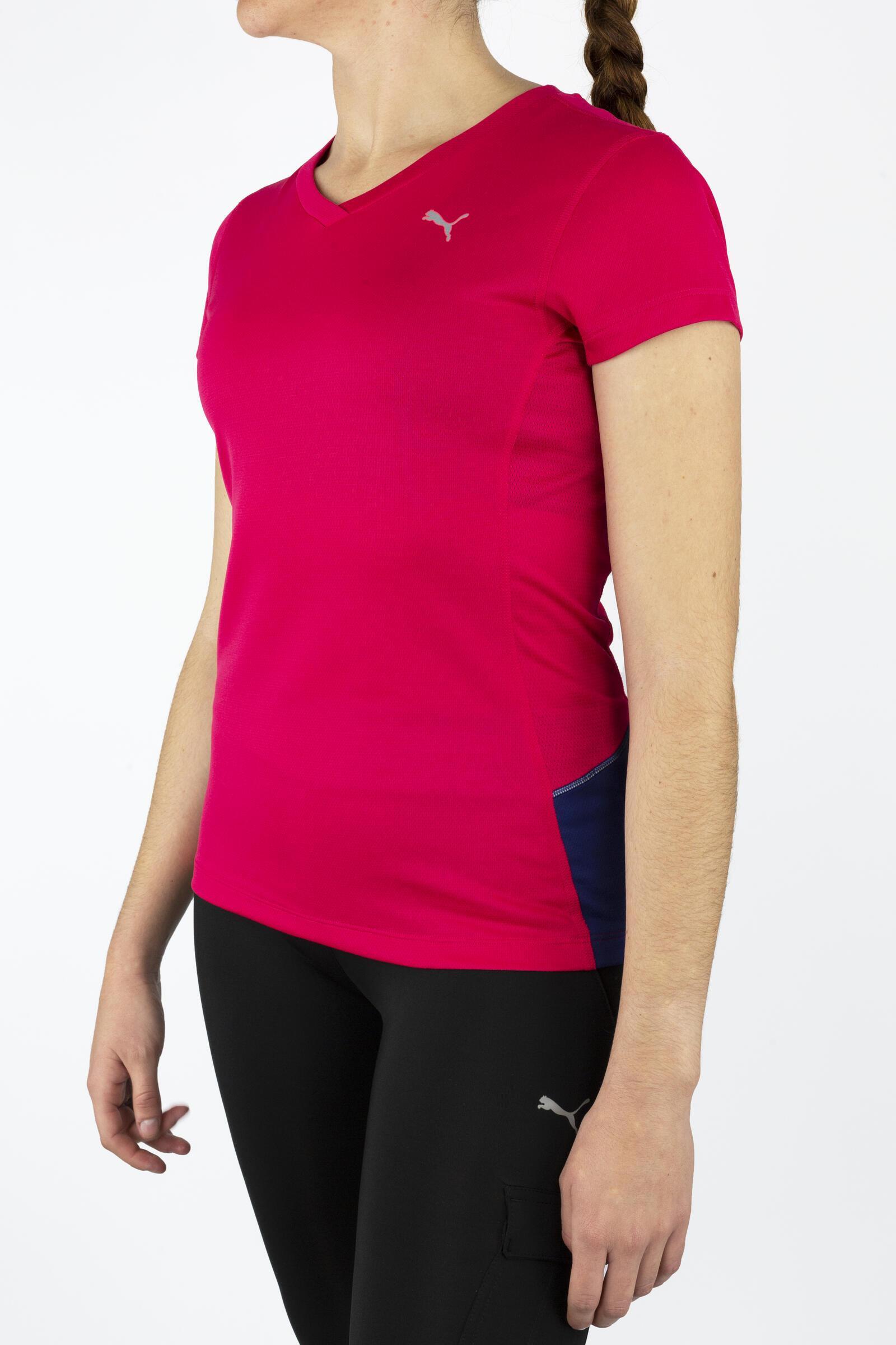 Puma Camiseta De Manga Corta Pe Running Rosa 2/4