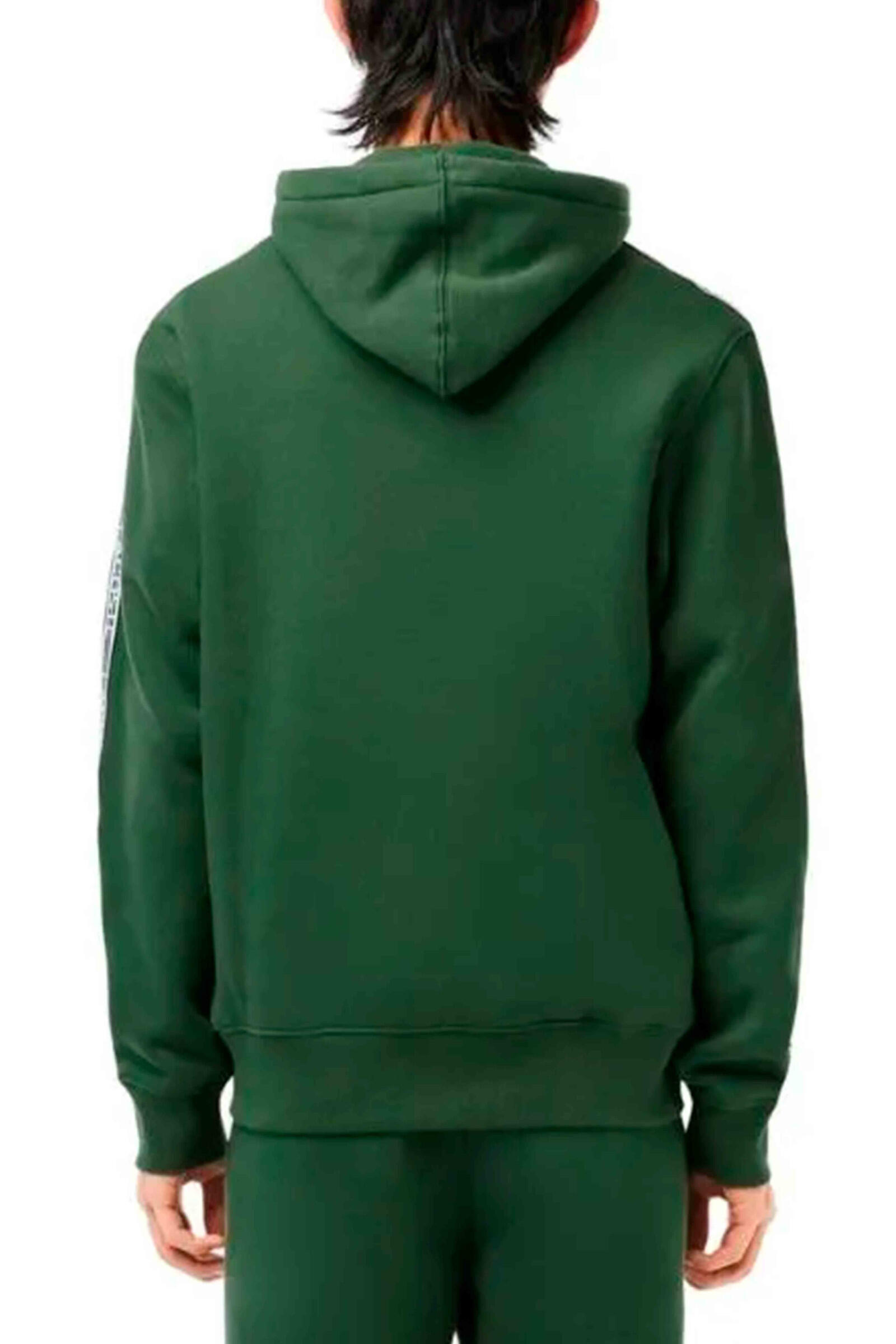 Lacoste Sudadera Jogger Con Capucha Classic Fit De Hombre Verde Oscuro 3/3
