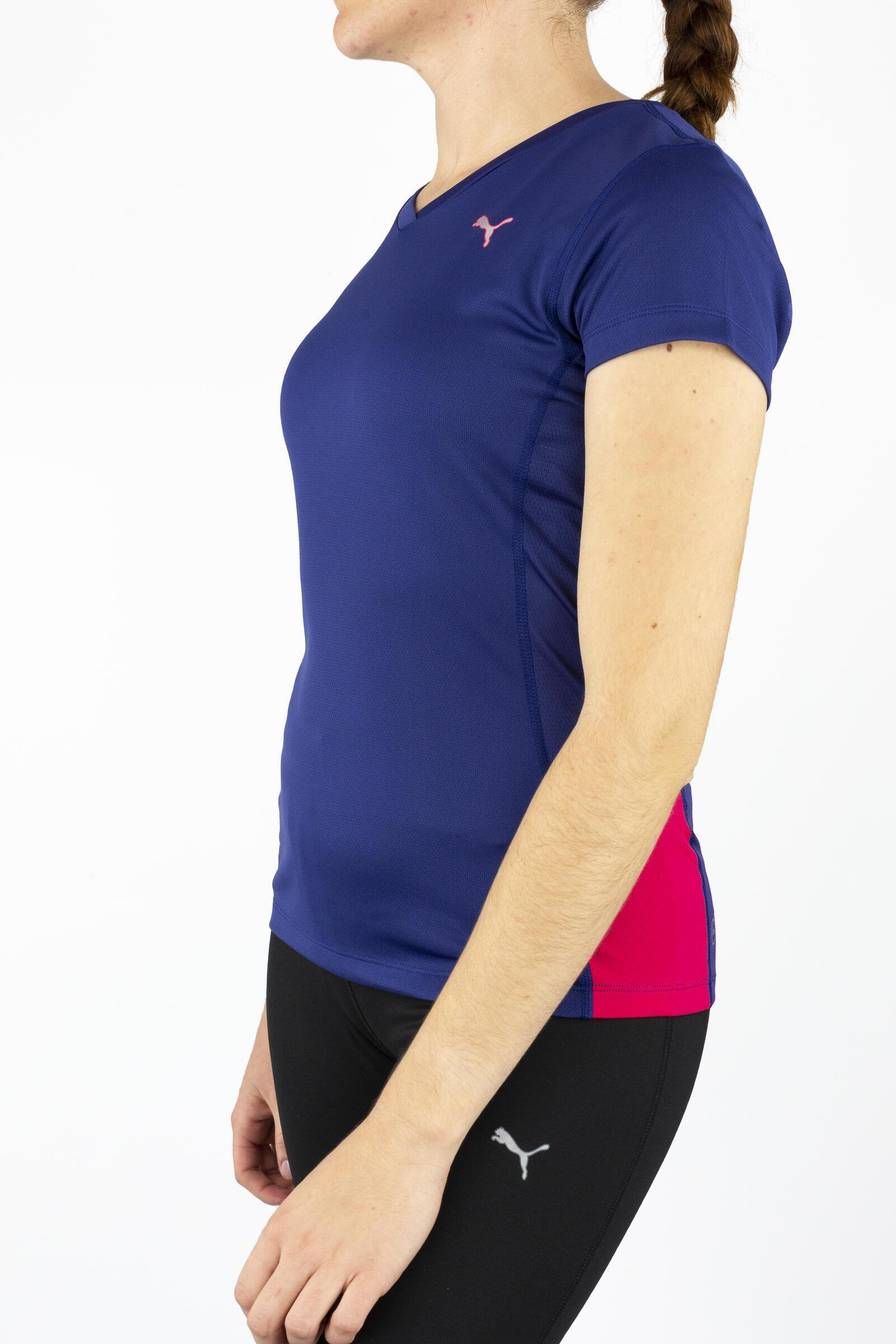 Puma Camiseta De Manga Corta Pe Running Azul 2/4