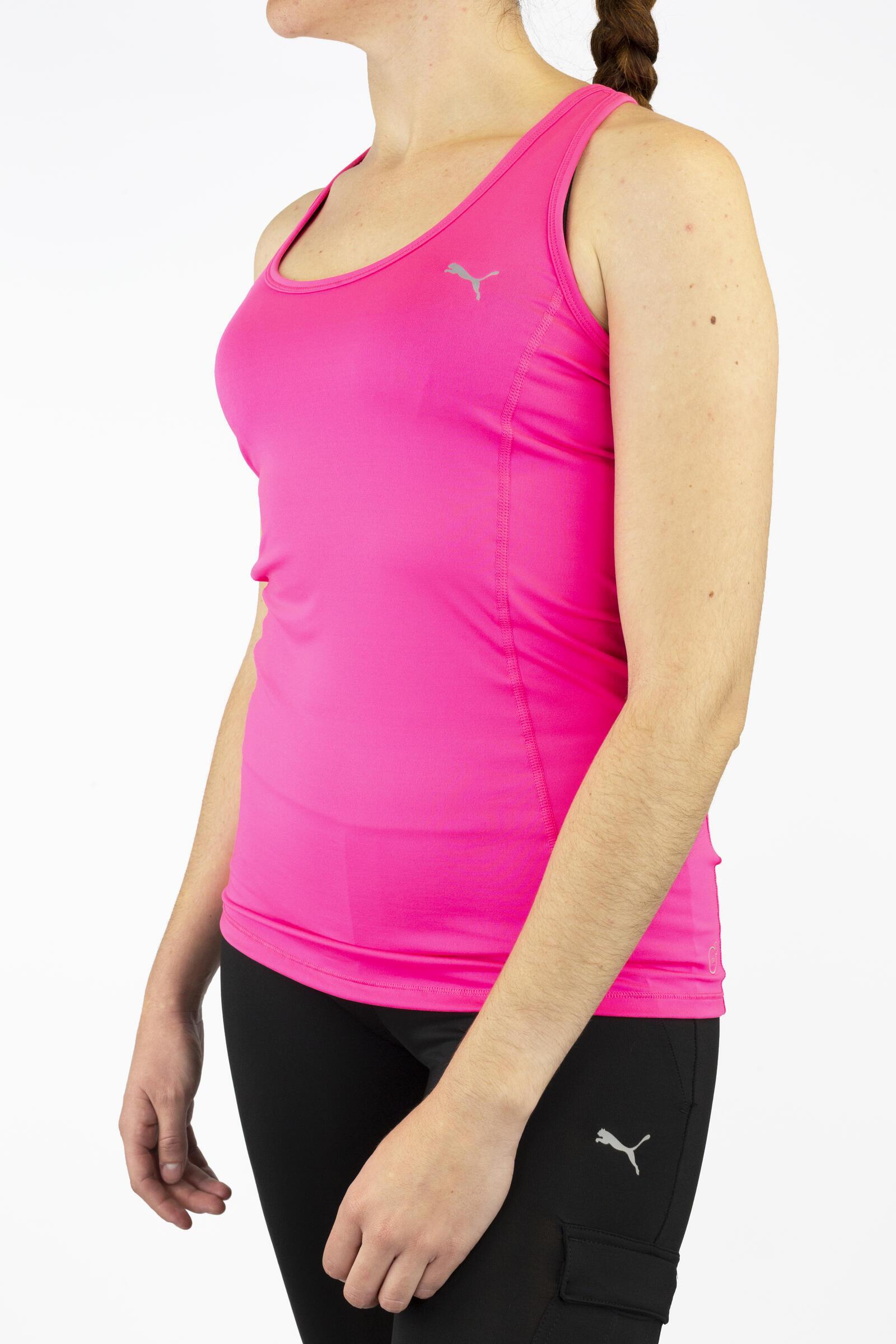 Puma Camiseta Sin Mangas Essentials Layer Rosa 2/4