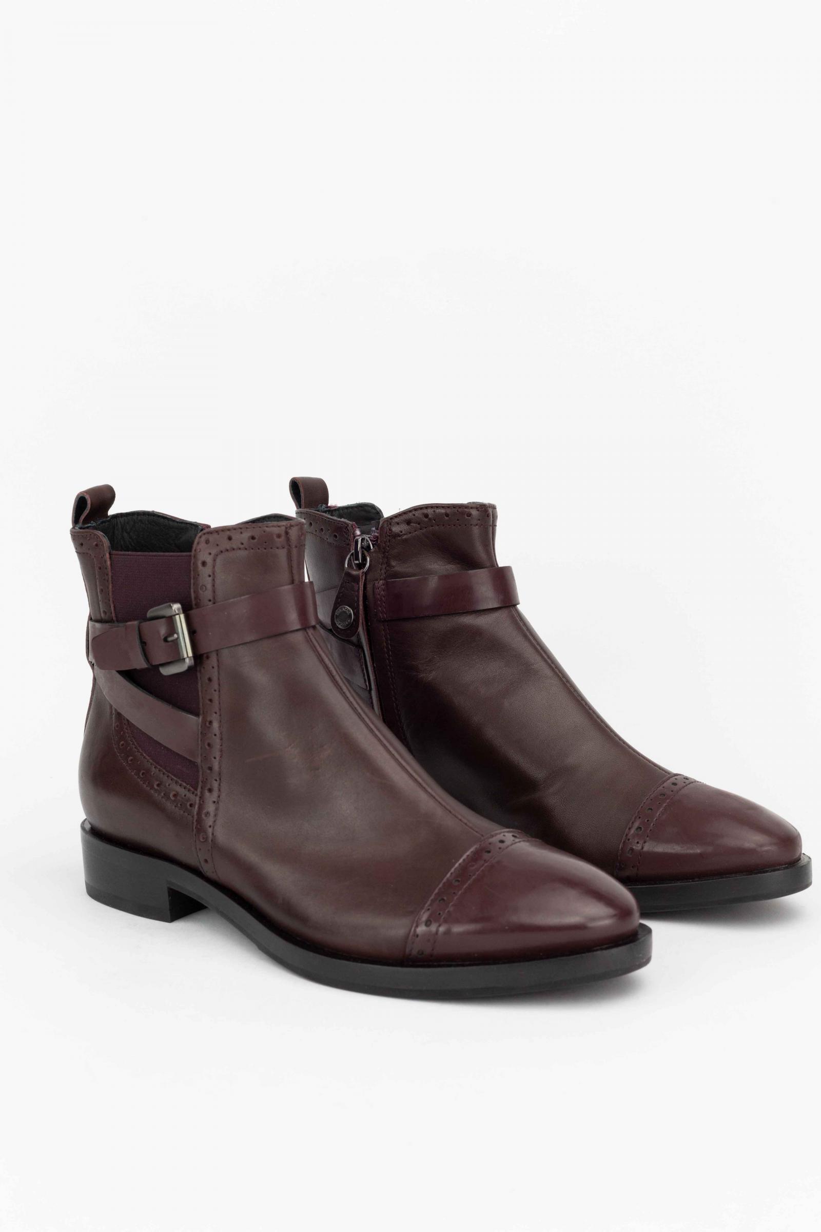 Geox Botas Donna Brogue C Rojo 3/4