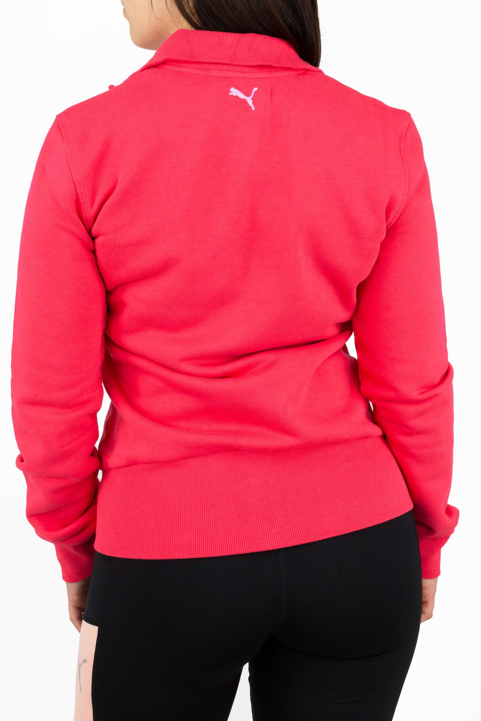Puma Chaqueta Con Logotipo De Manga Larga Fucsia 3/4