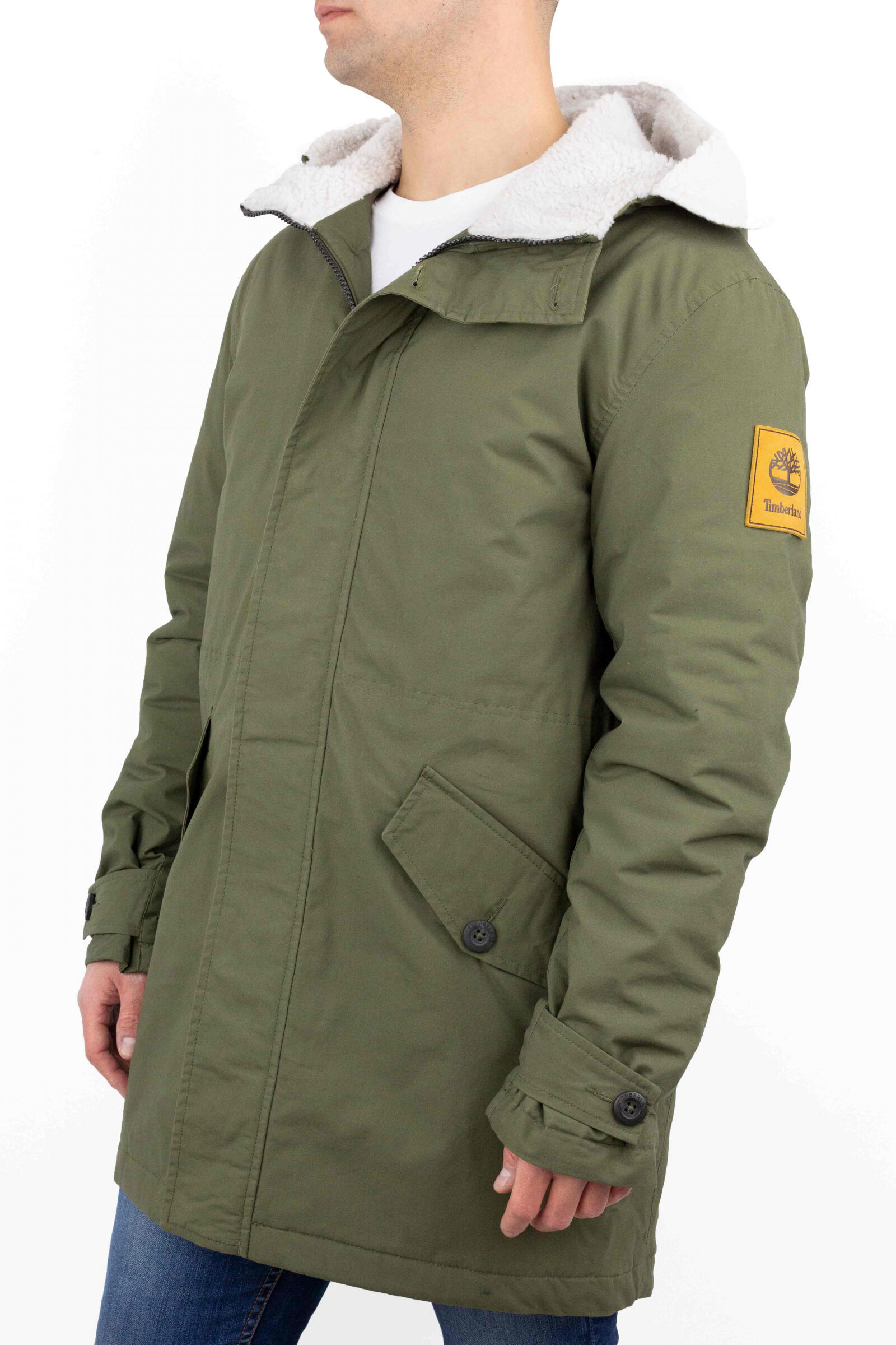 Timberland Parka Mt. Kelesey Asimétrica Verde 2/4