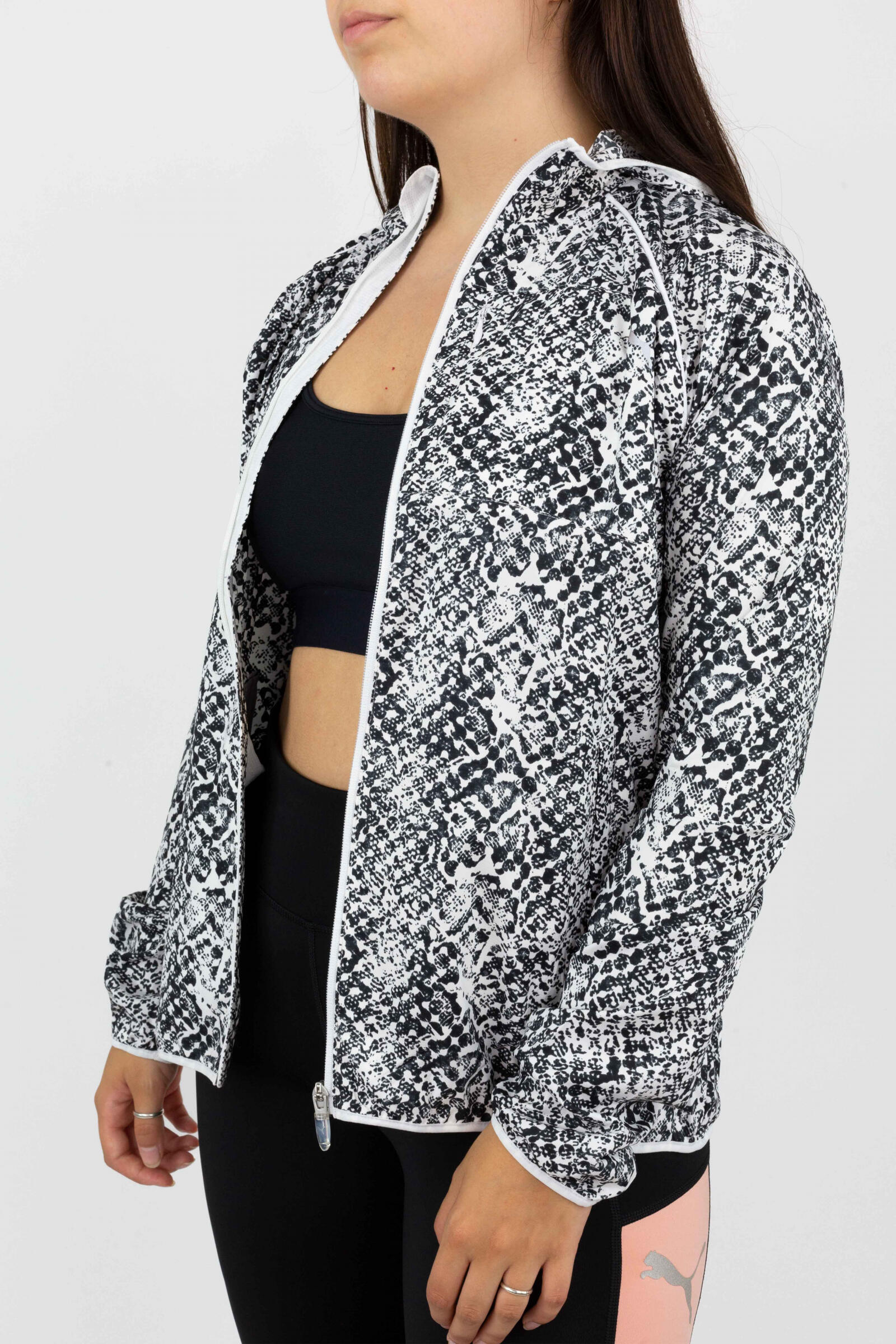 Puma Chaqueta Lastlap Graphic Blanco/negro 2/4