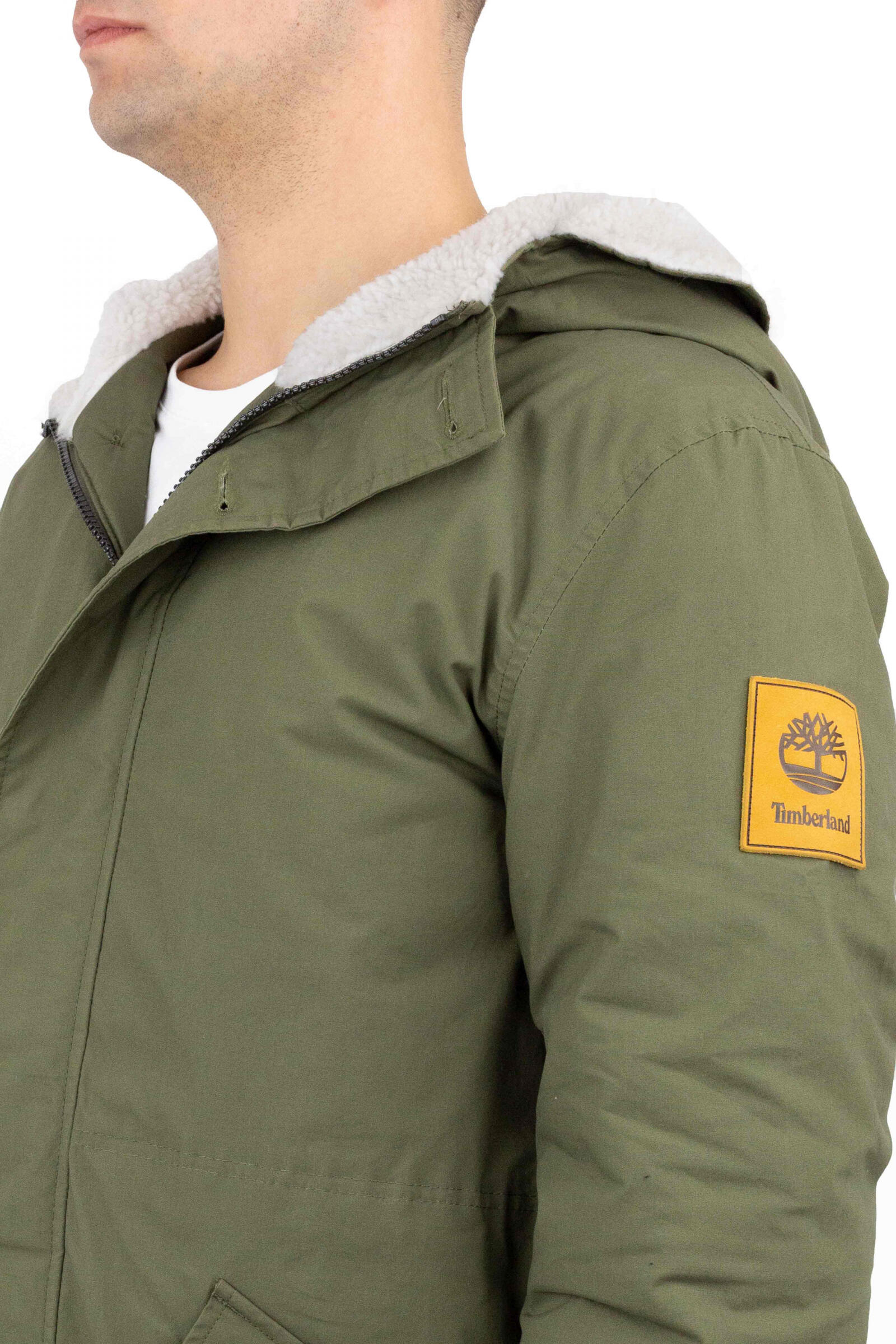 Timberland Parka Mt. Kelesey Asimétrica Verde 4/4