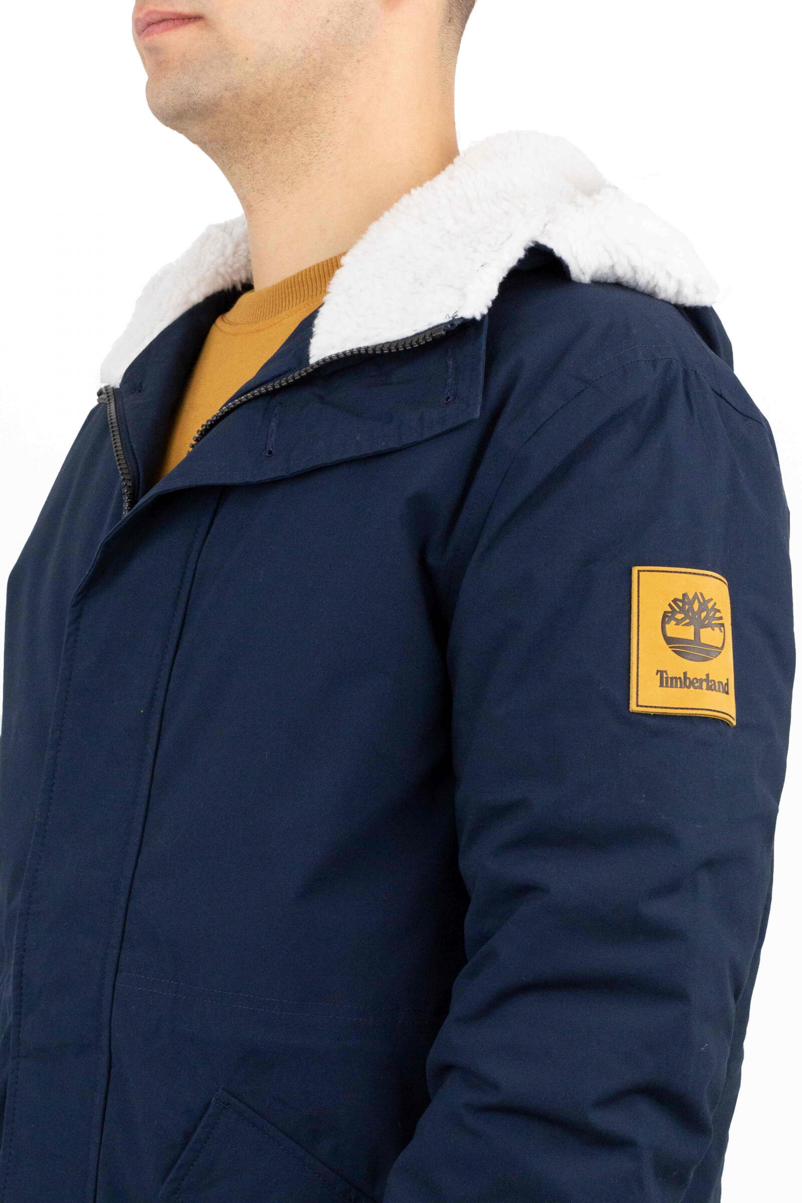 Timberland Parka Mt. Kelesey Asimétrica Azul 4/4